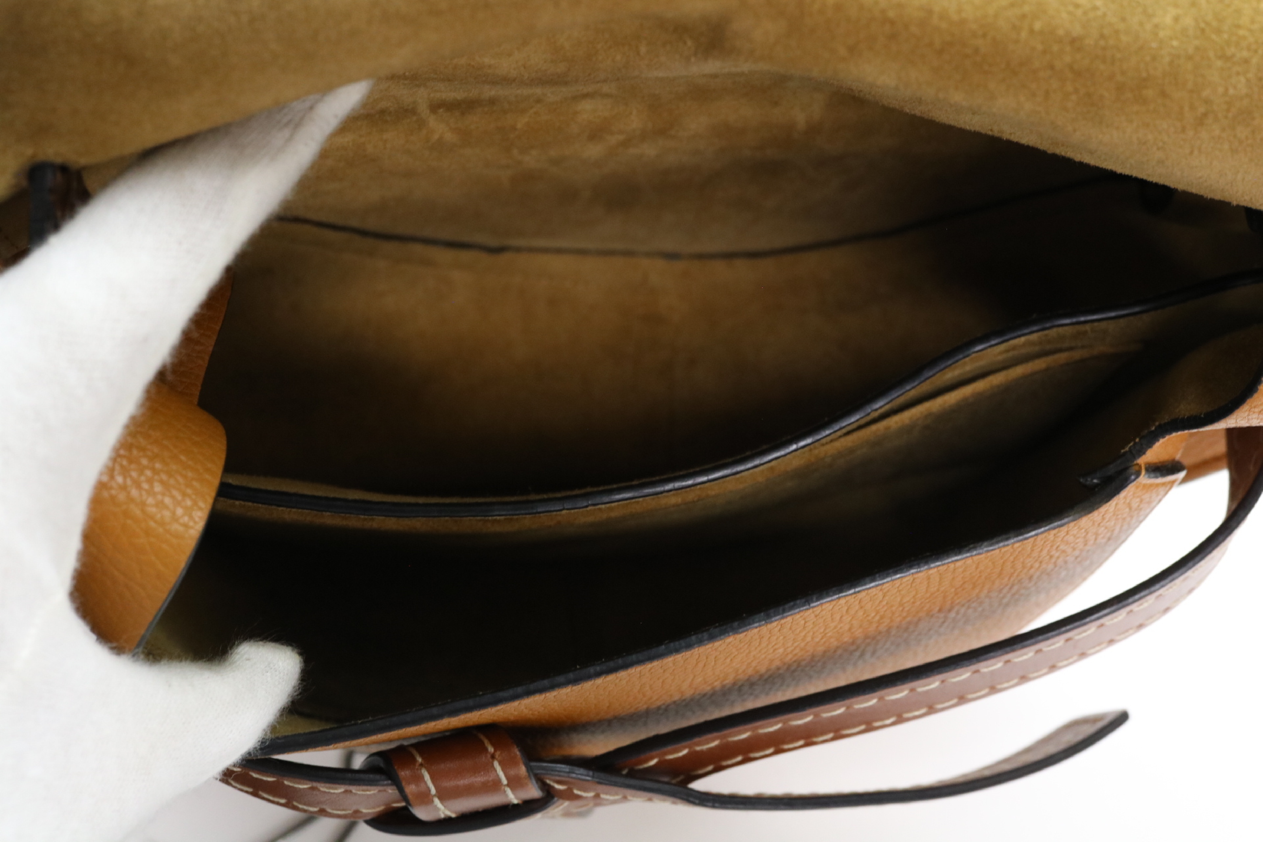 Gate Small Leather Shoulder Bag — view 9