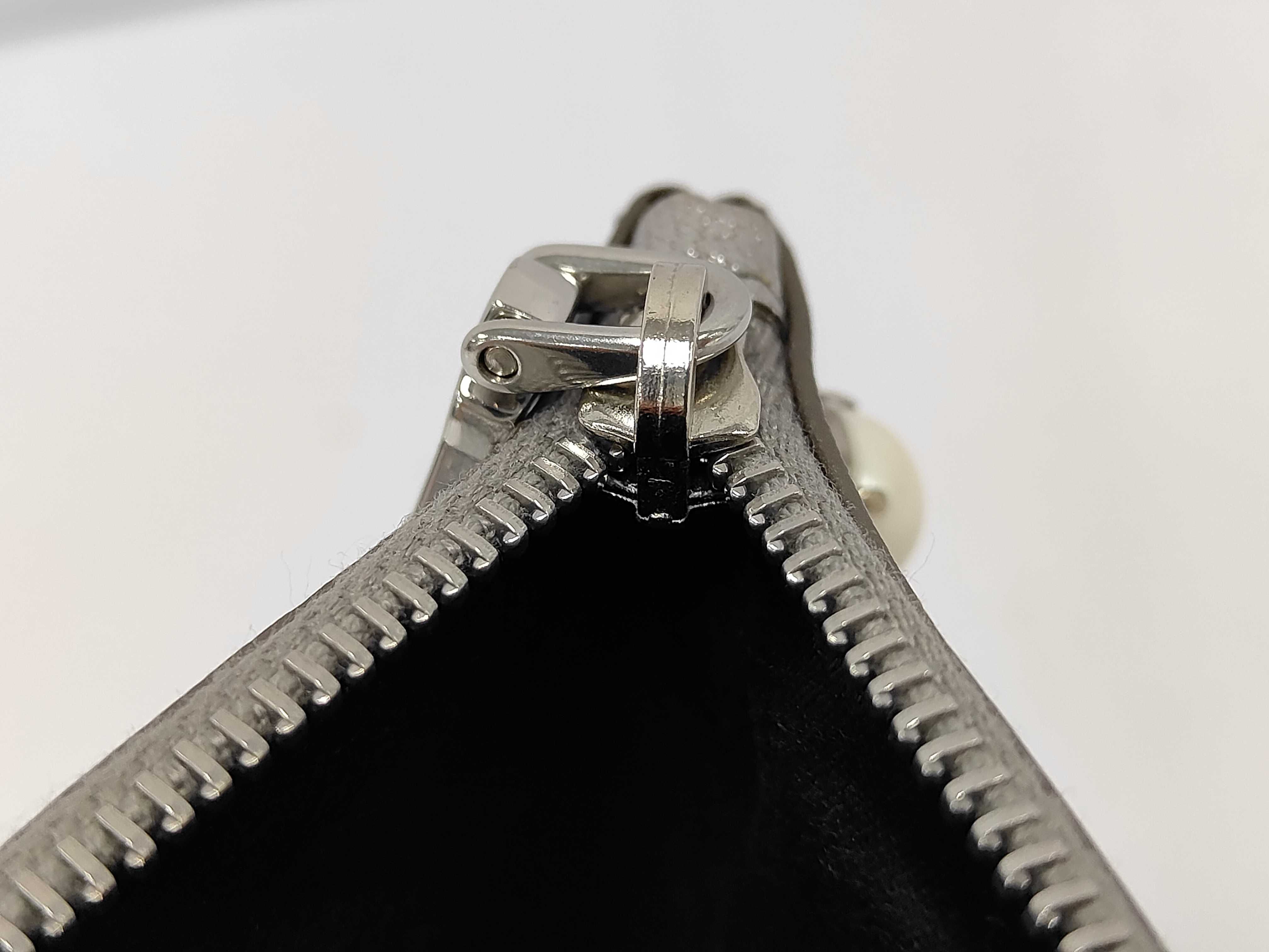 pouch with rhinestones and faux pearls, 5MB002 pouch — view 8