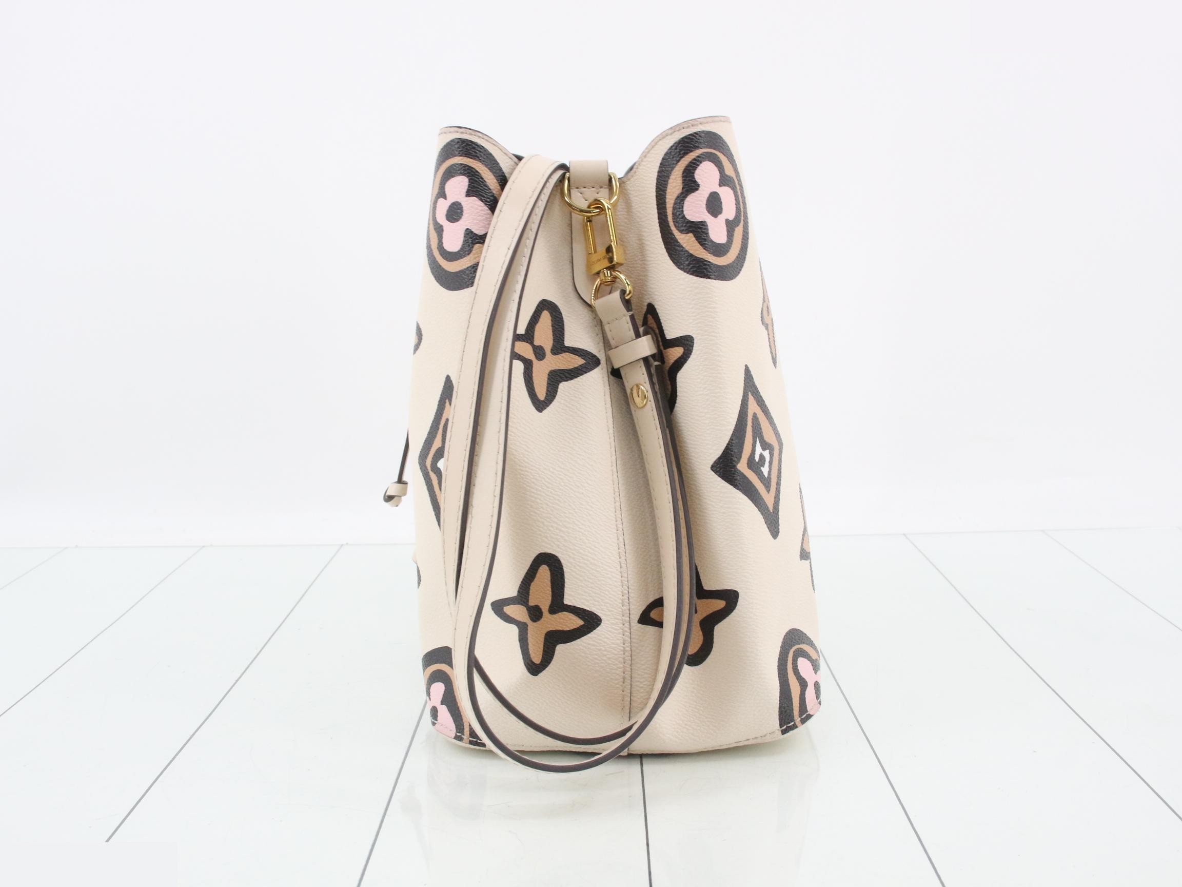 Monogram Wild at Heart NeoNoe Crème Shoulder Bag — view 3