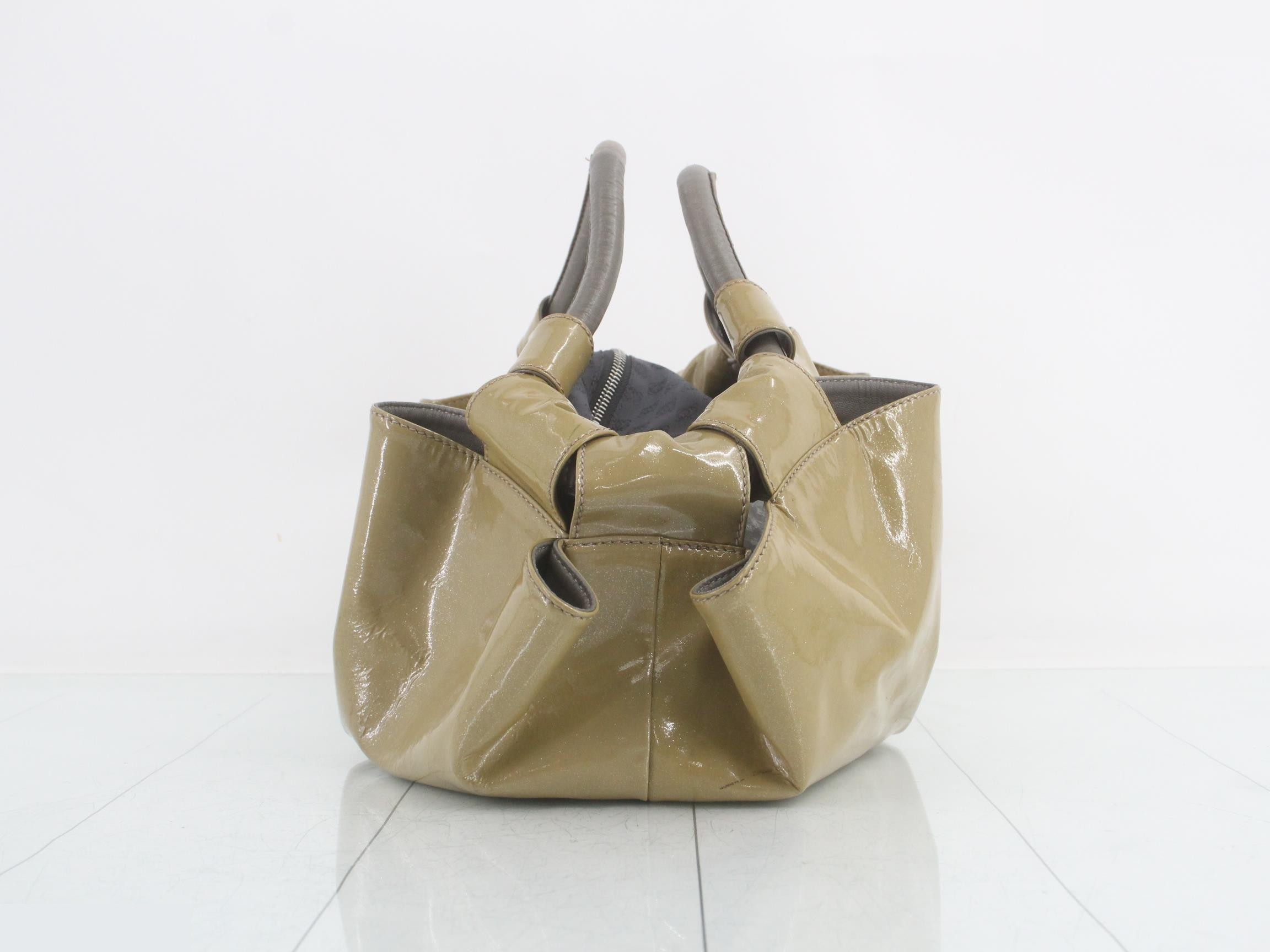 nappaaire enamel handbag — view 3