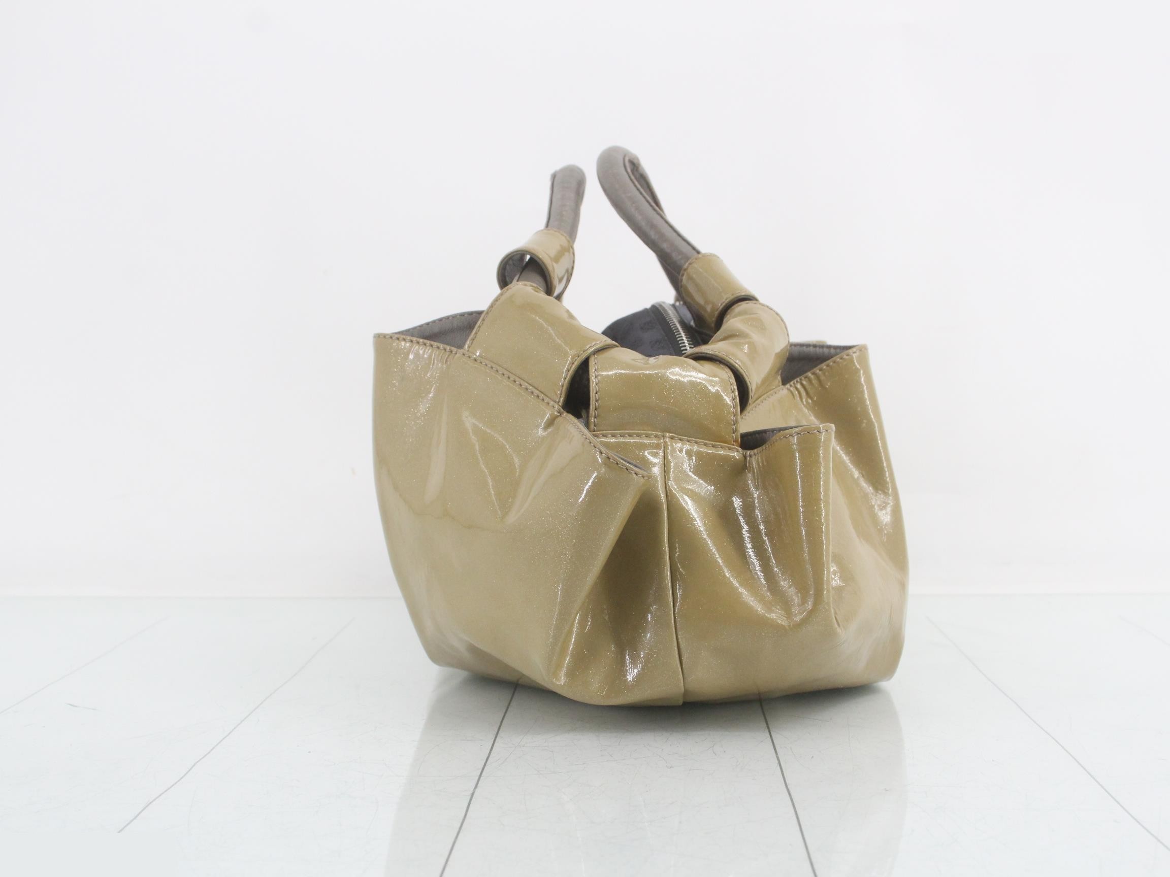 nappaaire enamel handbag — view 4