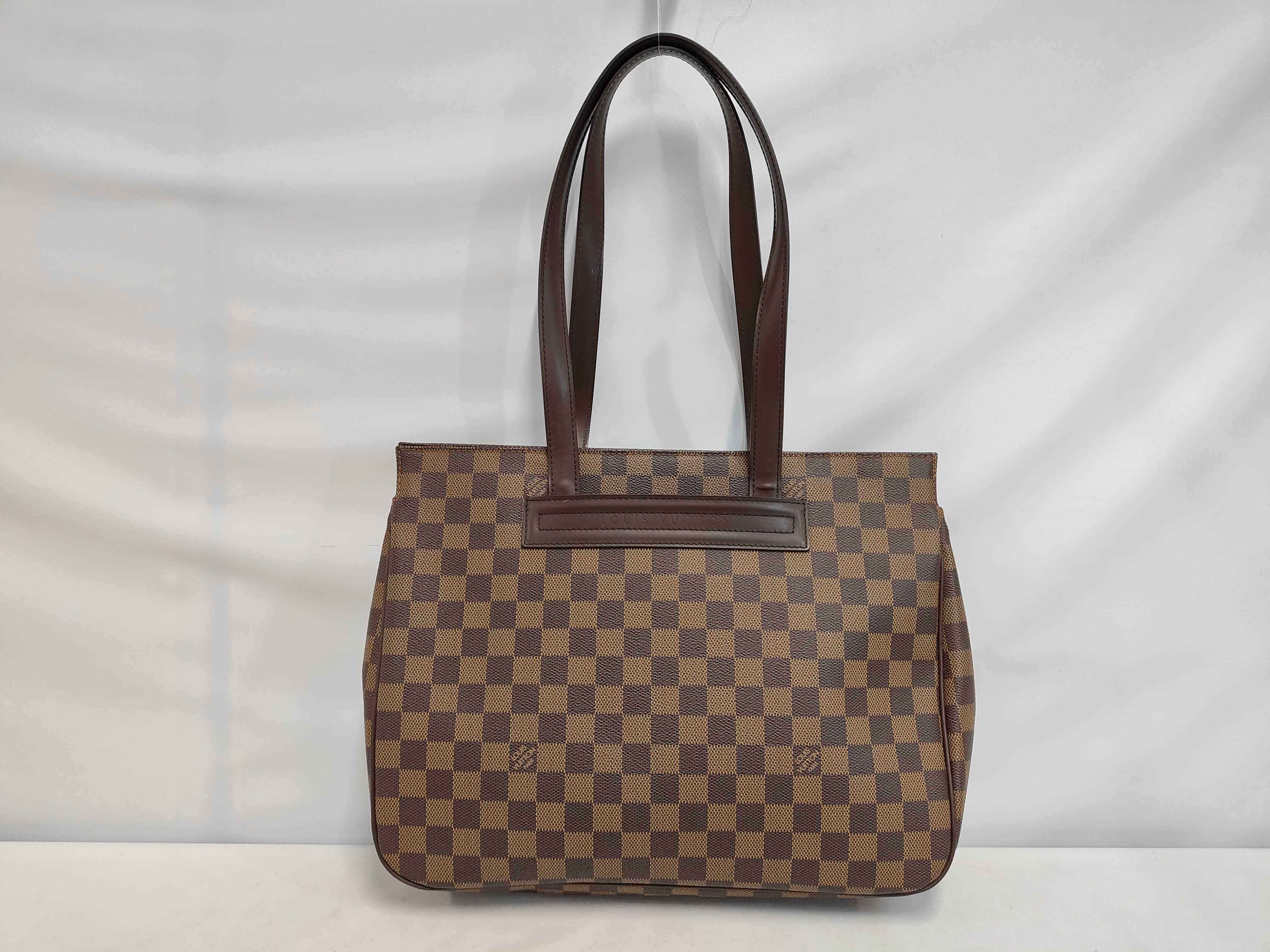 Damier Parioli PM N51123 AR1005 Brown Tote Bag