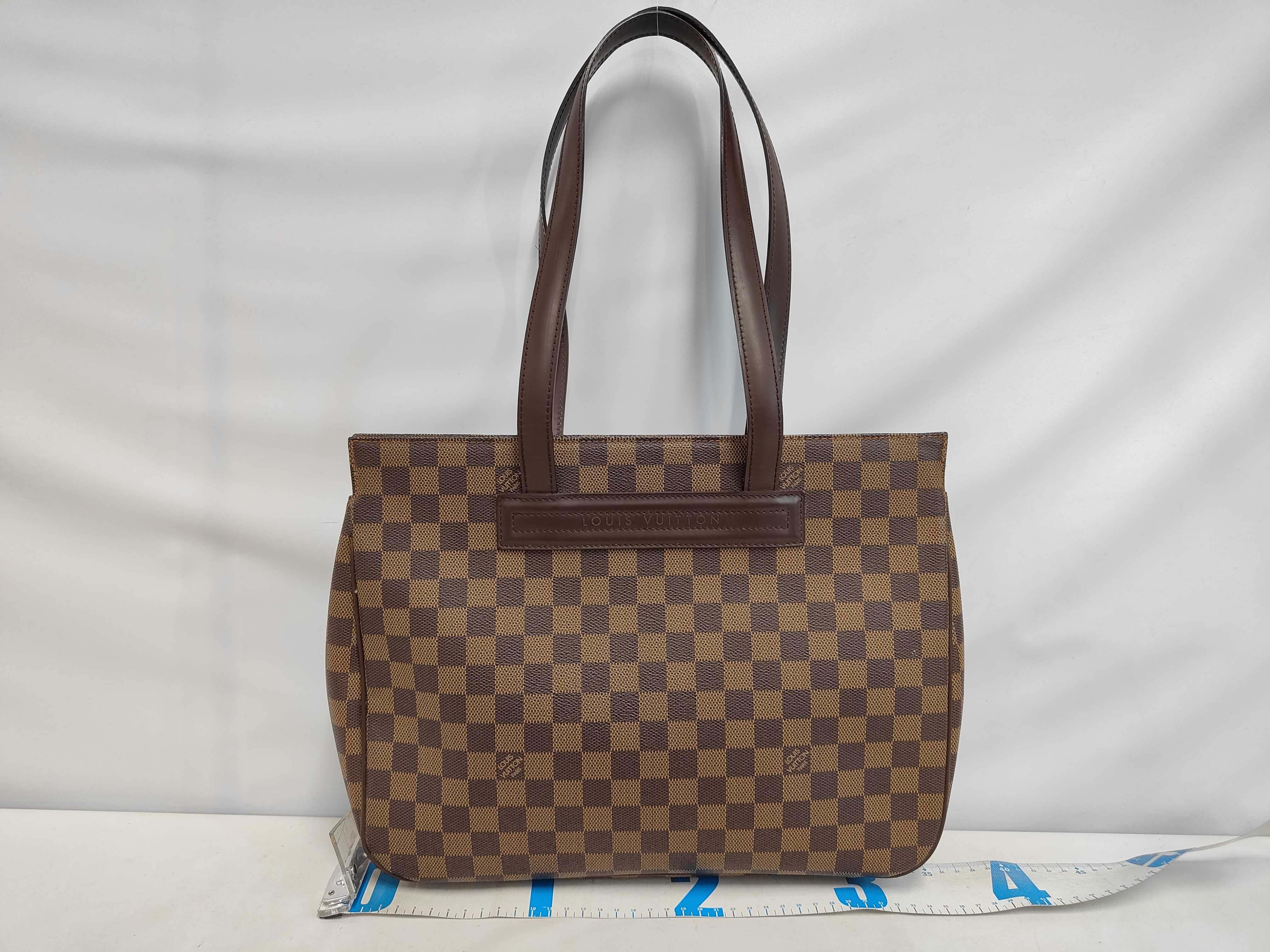 Damier Parioli PM N51123 AR1005 Brown Tote Bag — view 2