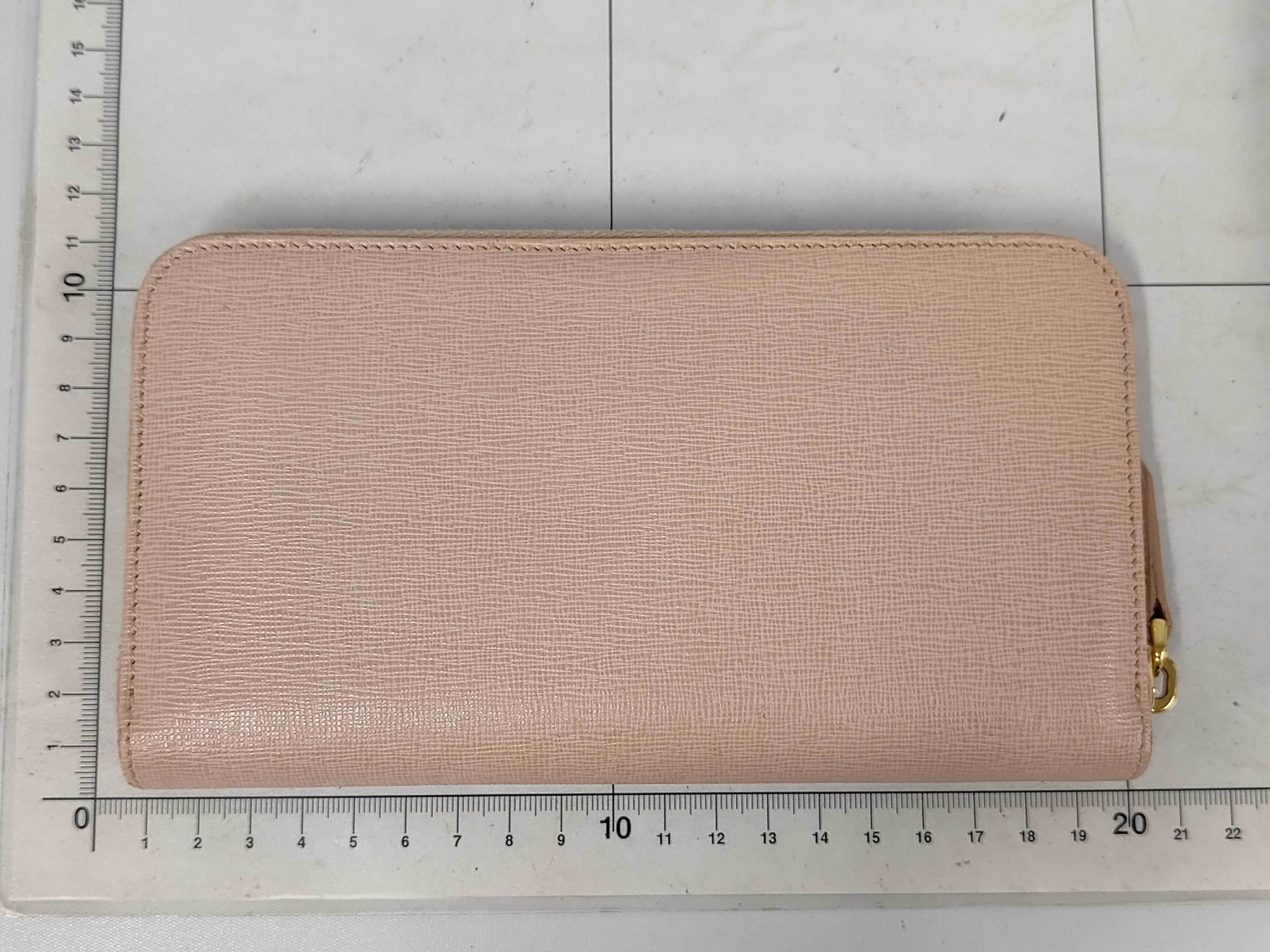 round long wallet, pink — view 2