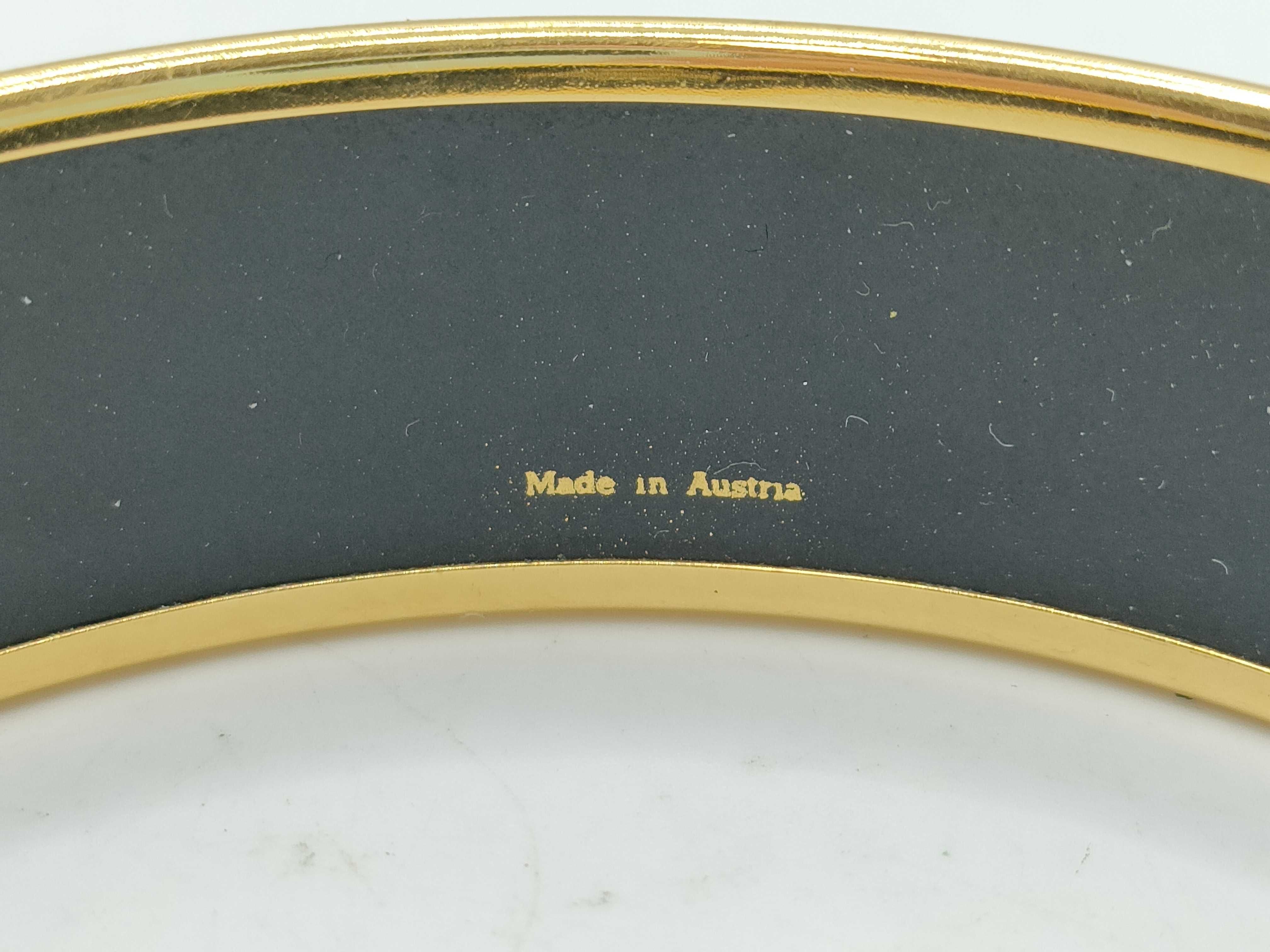 Enamel GM Flag & Bird Bangle Bracelet — view 5