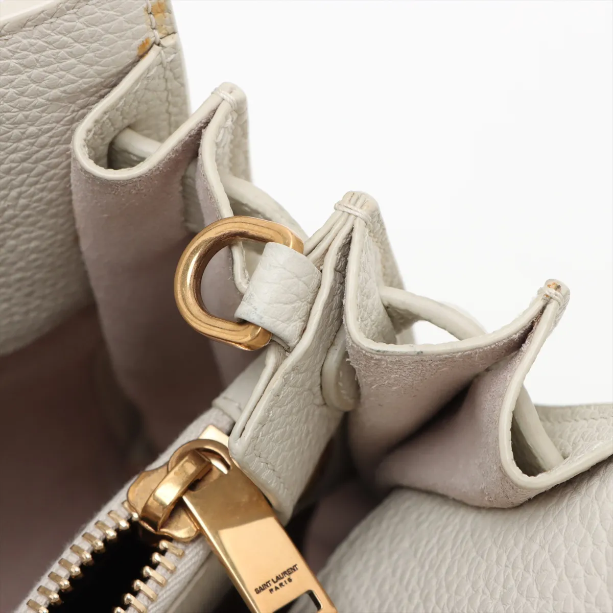 Sac de Jour Nano Leather 2WAY Handbag White 477477 — view 13