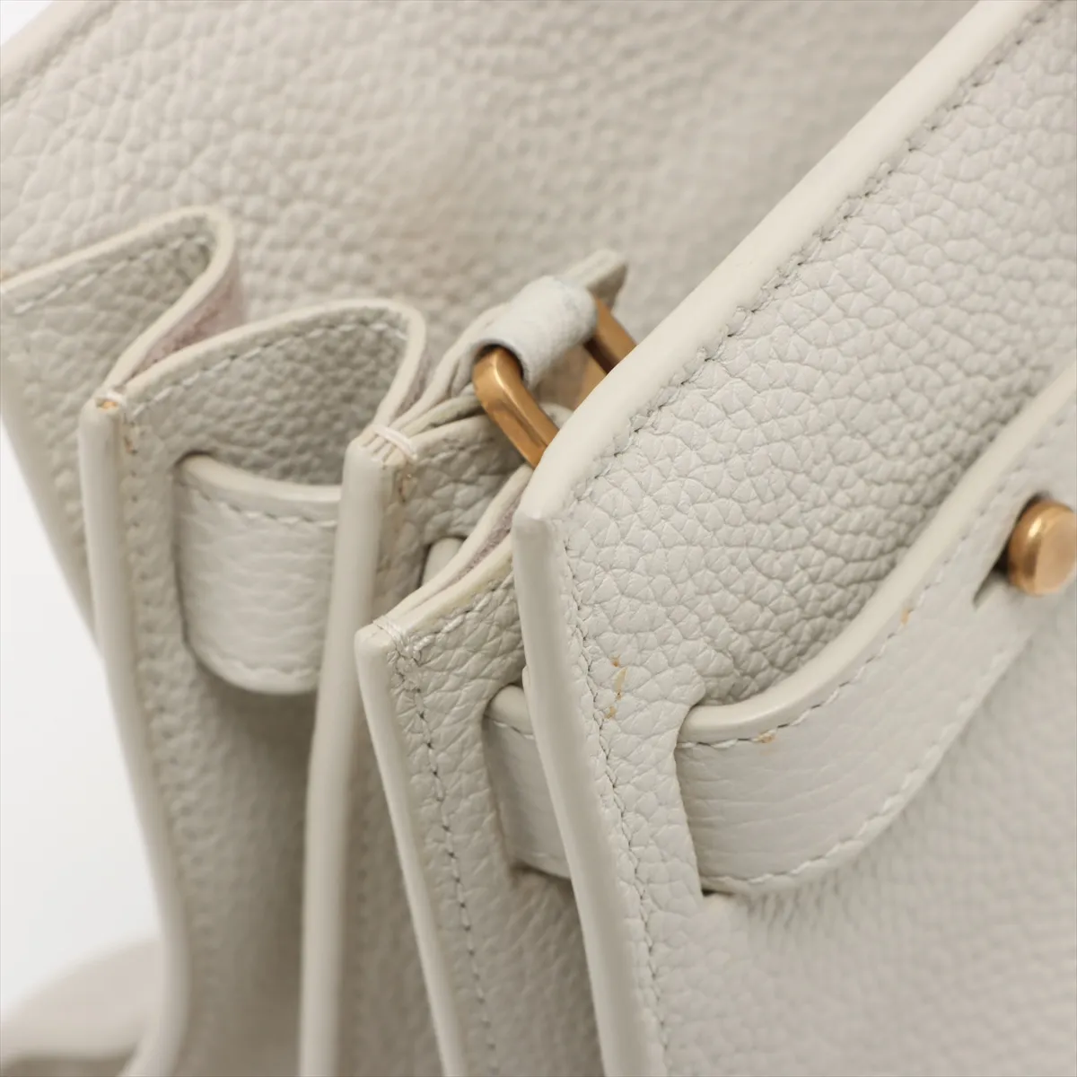 Sac de Jour Nano Leather 2WAY Handbag White 477477 — view 15
