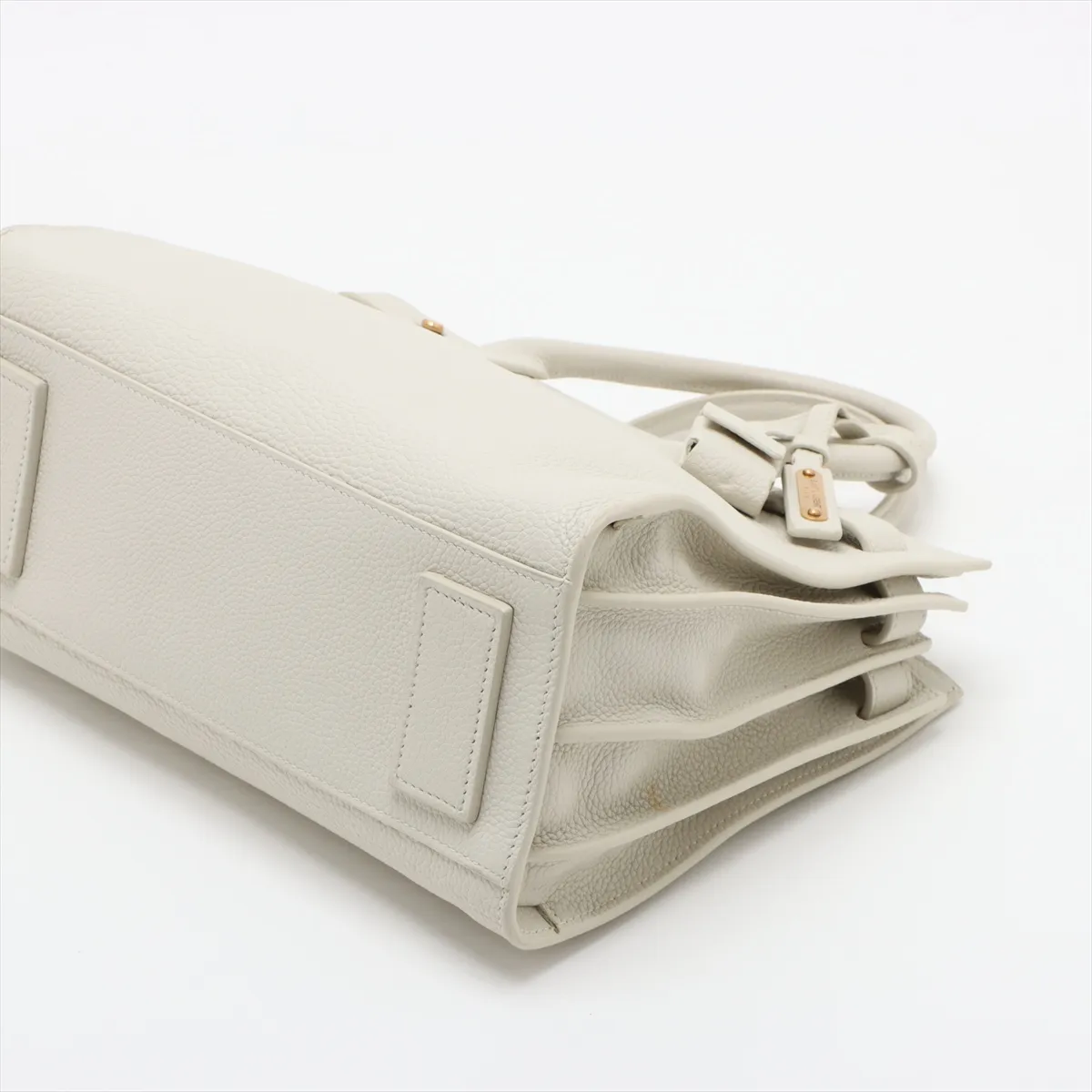 Sac de Jour Nano Leather 2WAY Handbag White 477477 — view 3