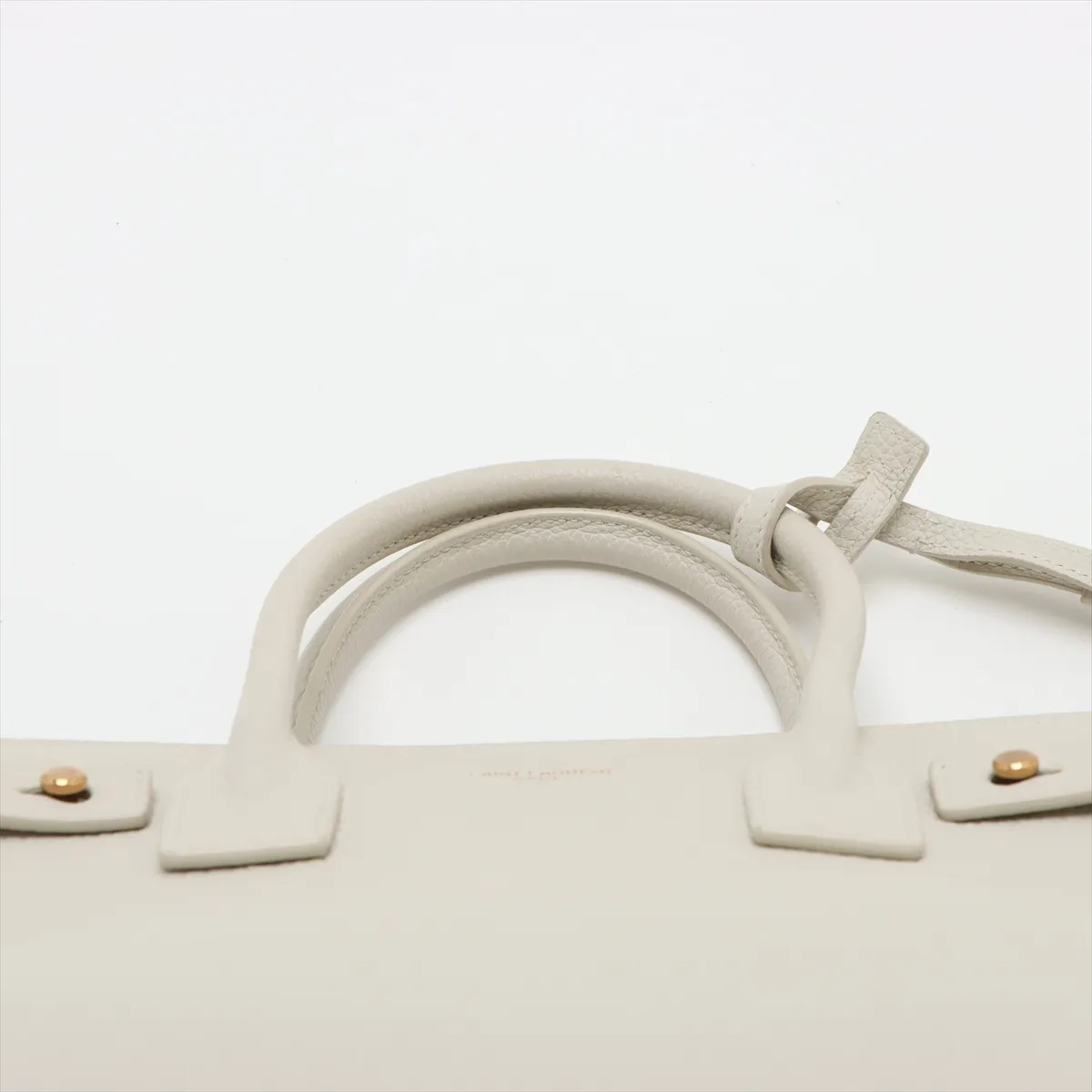 Sac de Jour Nano Leather 2WAY Handbag White 477477 — view 6
