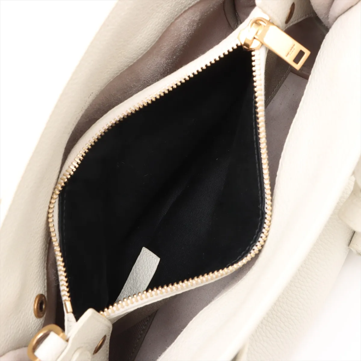 Sac de Jour Nano Leather 2WAY Handbag White 477477 — view 10