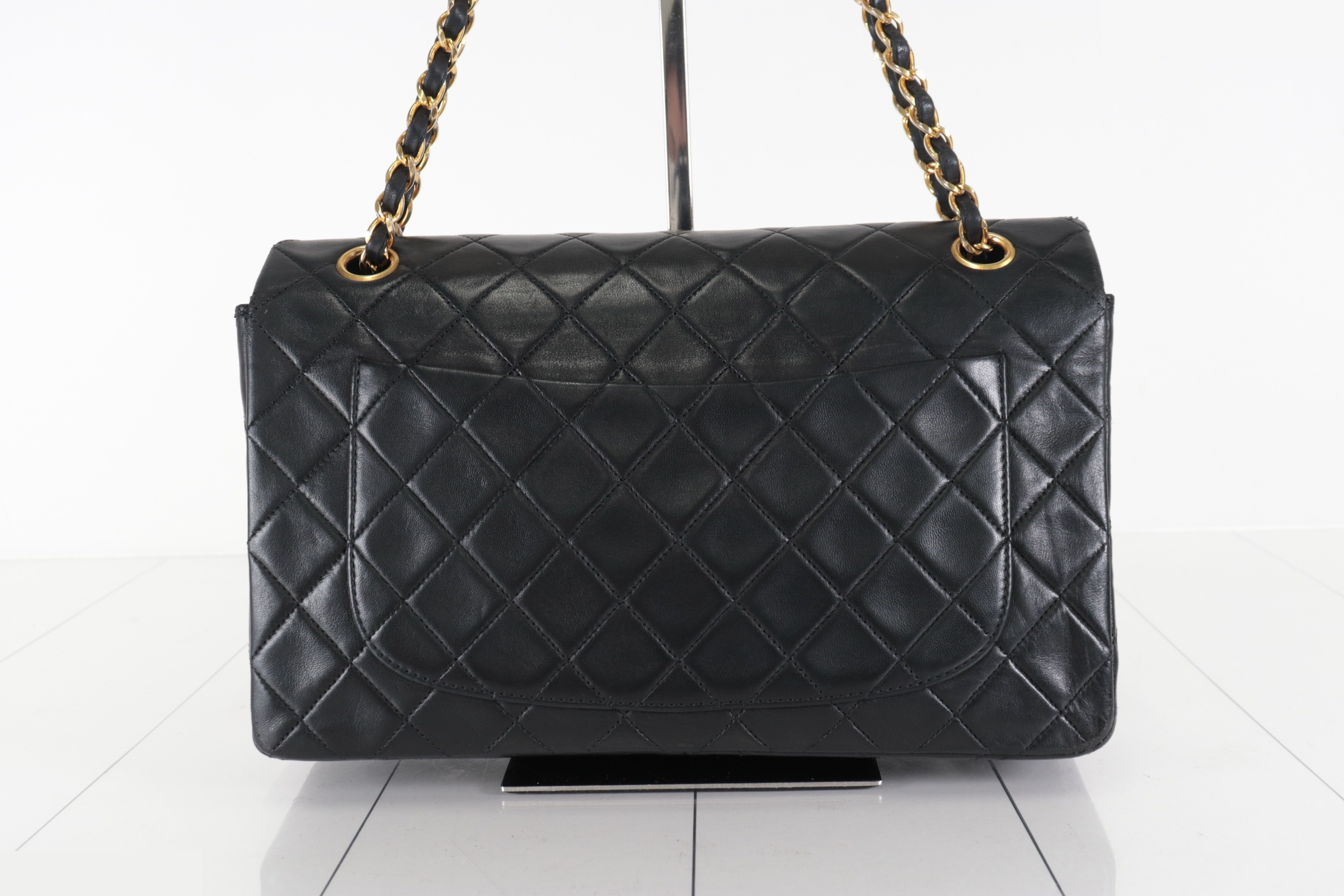 Matelassé 27 Lambskin Chain Shoulder Bag with Pouch, Unit No. 1 — view 3