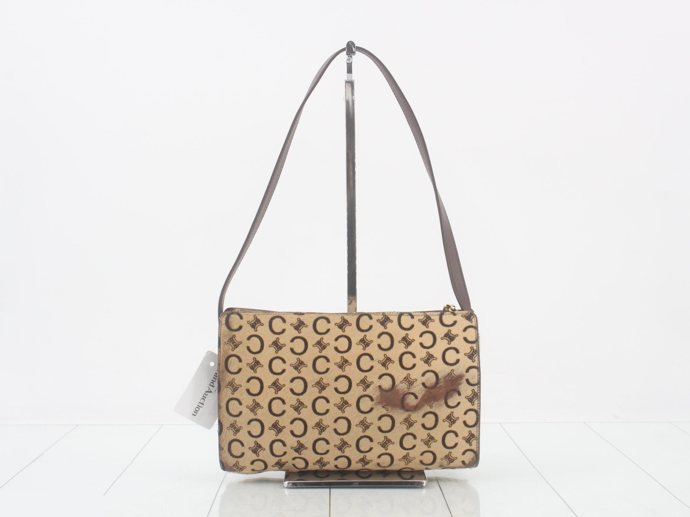 Calfskin C Macadam Shoulder Bag — view 2