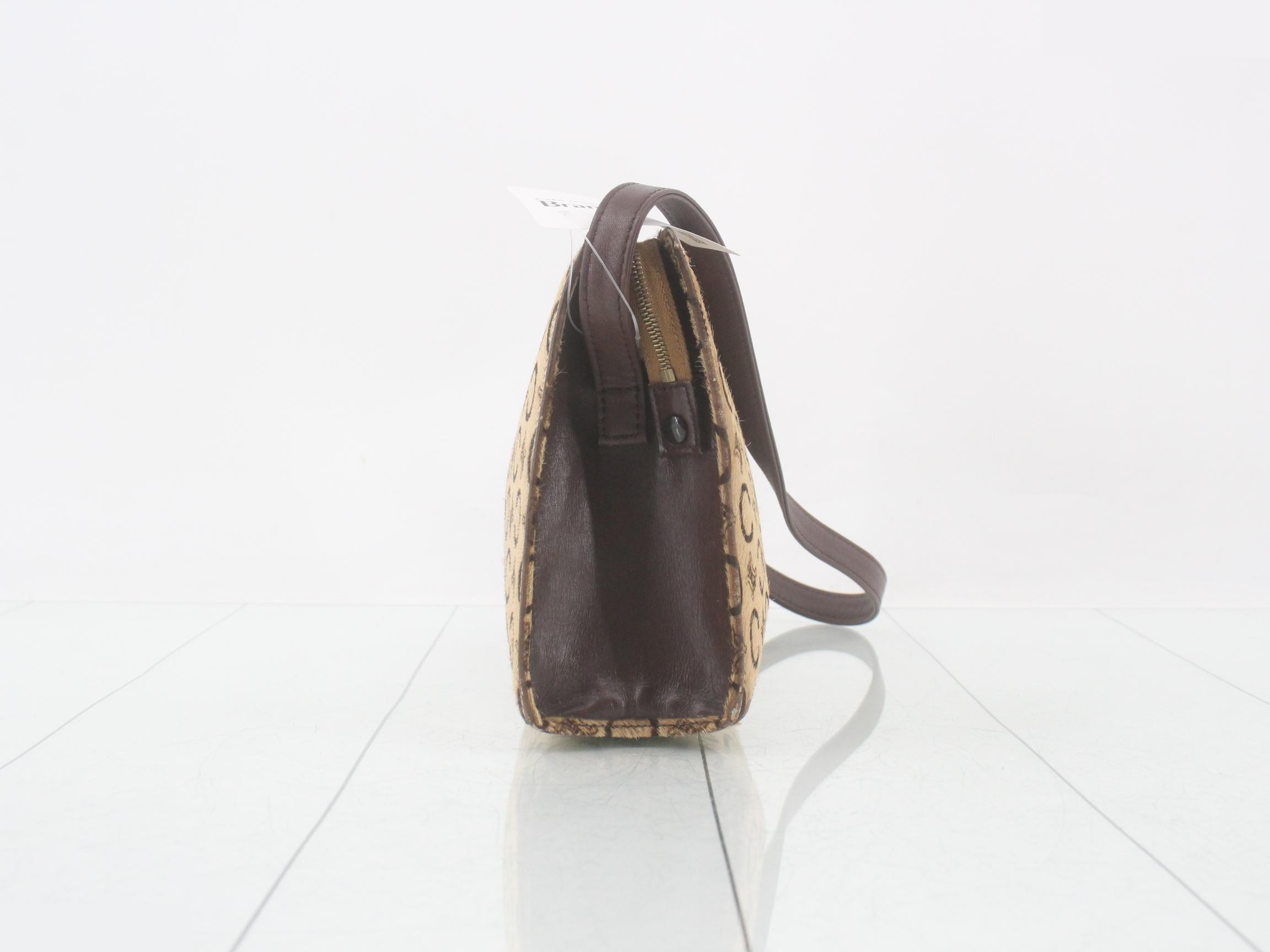 Calfskin C Macadam Shoulder Bag — view 3