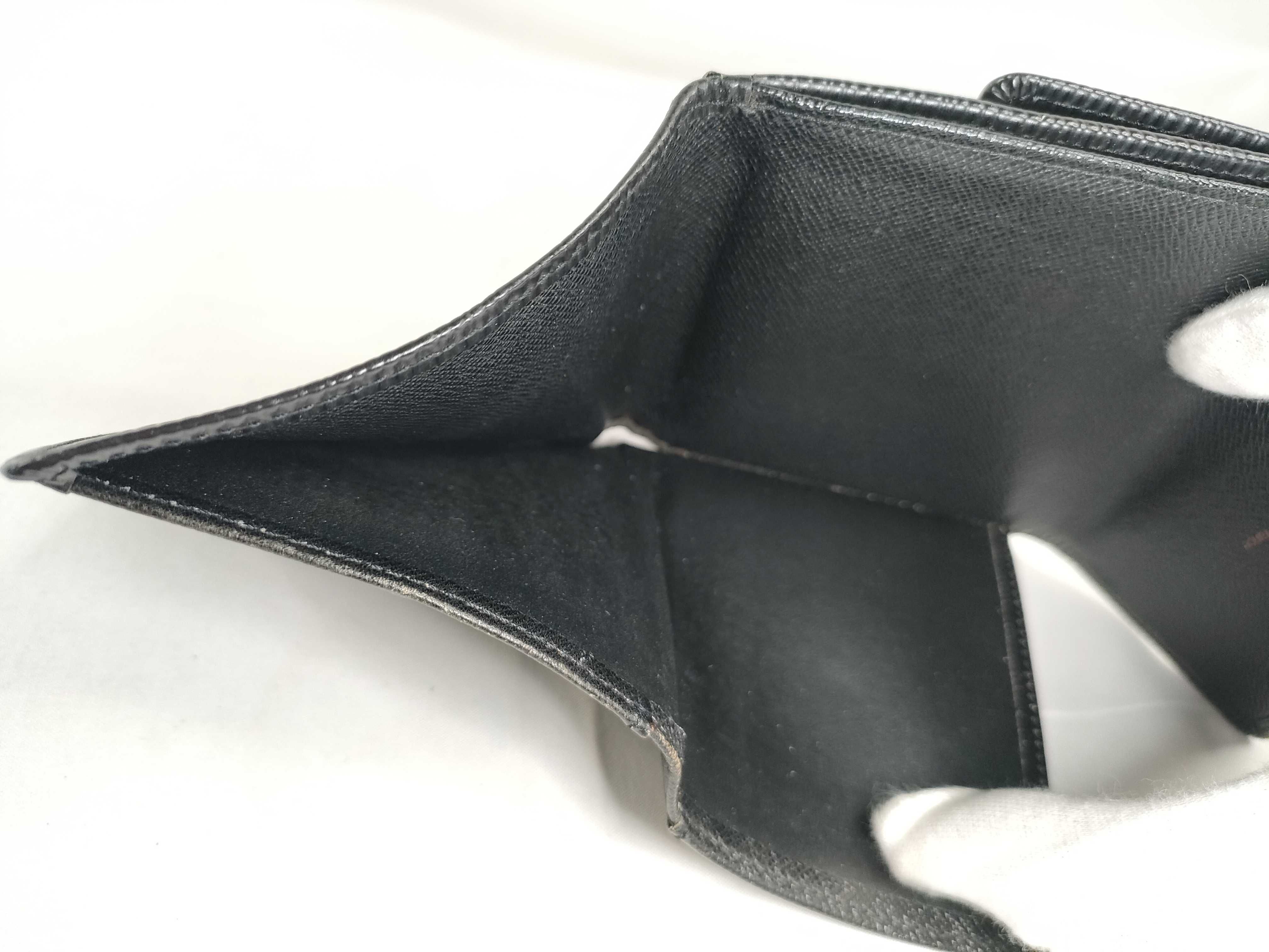 Epi Louis Vuitton Epi Portemonnaie Billet Carte Credit M63482/SP0041 Black Wallet — view 9