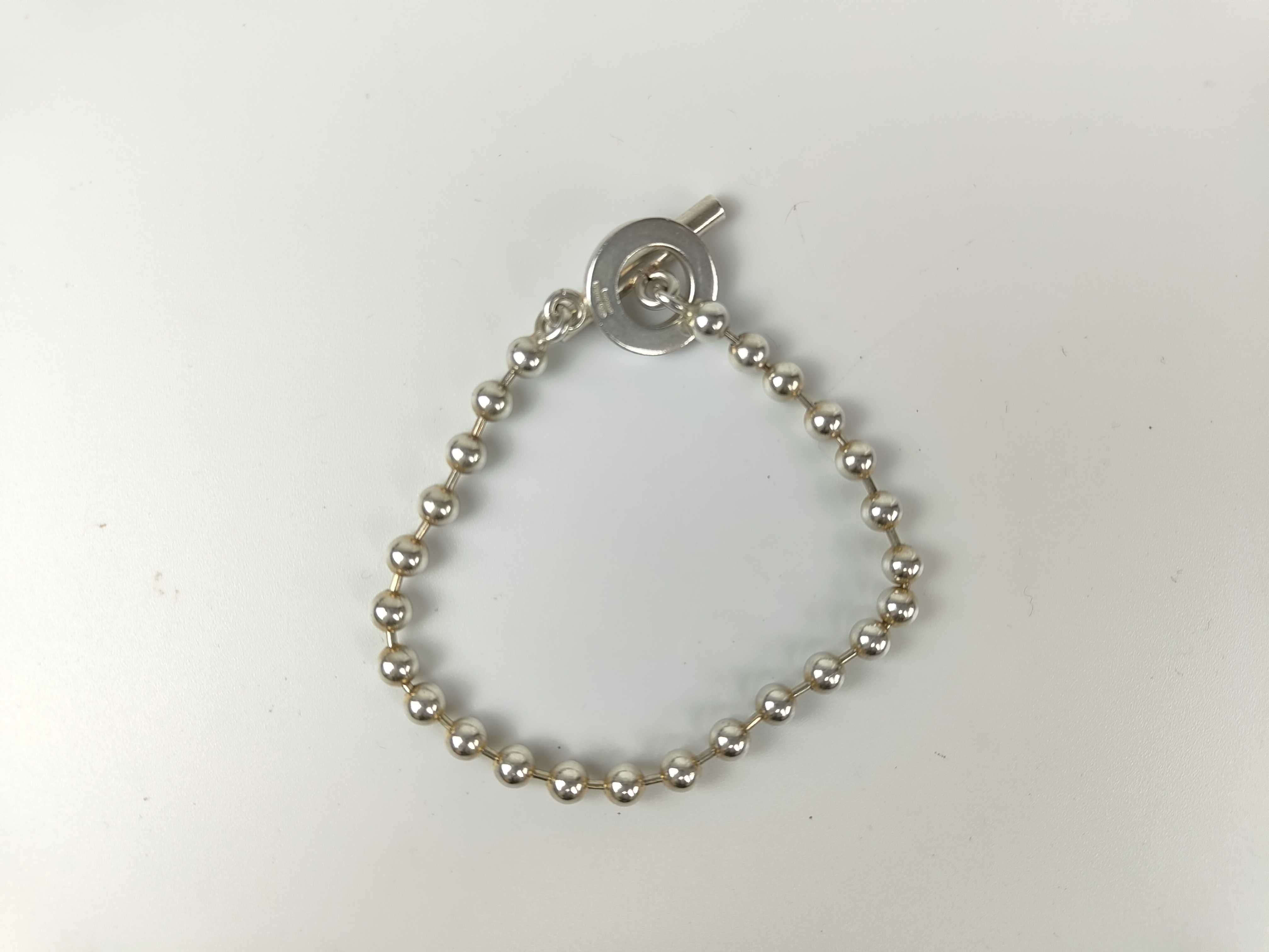 Ball Chain Bracelet/Bangle, 16.4g, SV925 — view 2