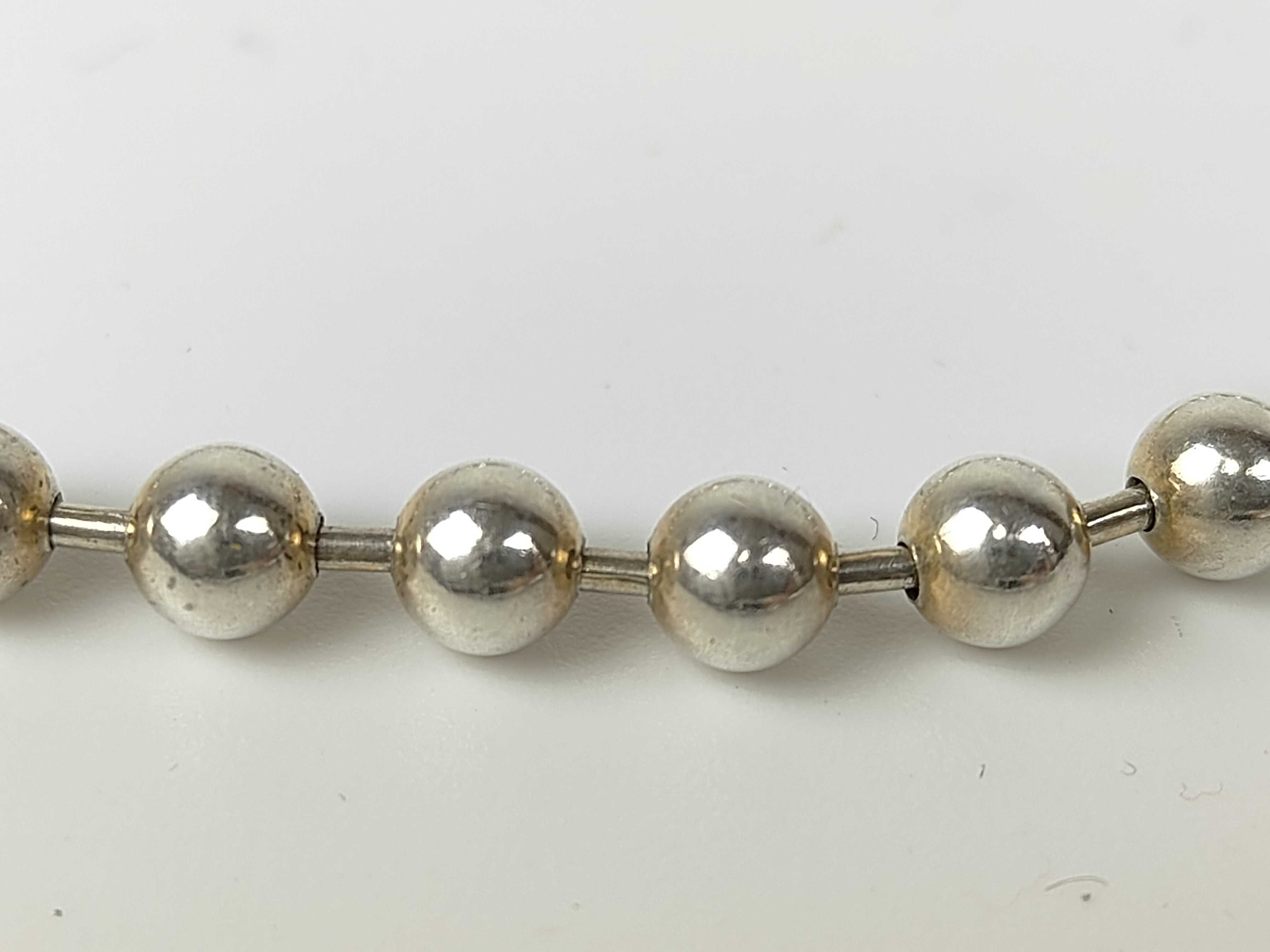 Ball Chain Bracelet/Bangle, 16.4g, SV925 — view 3