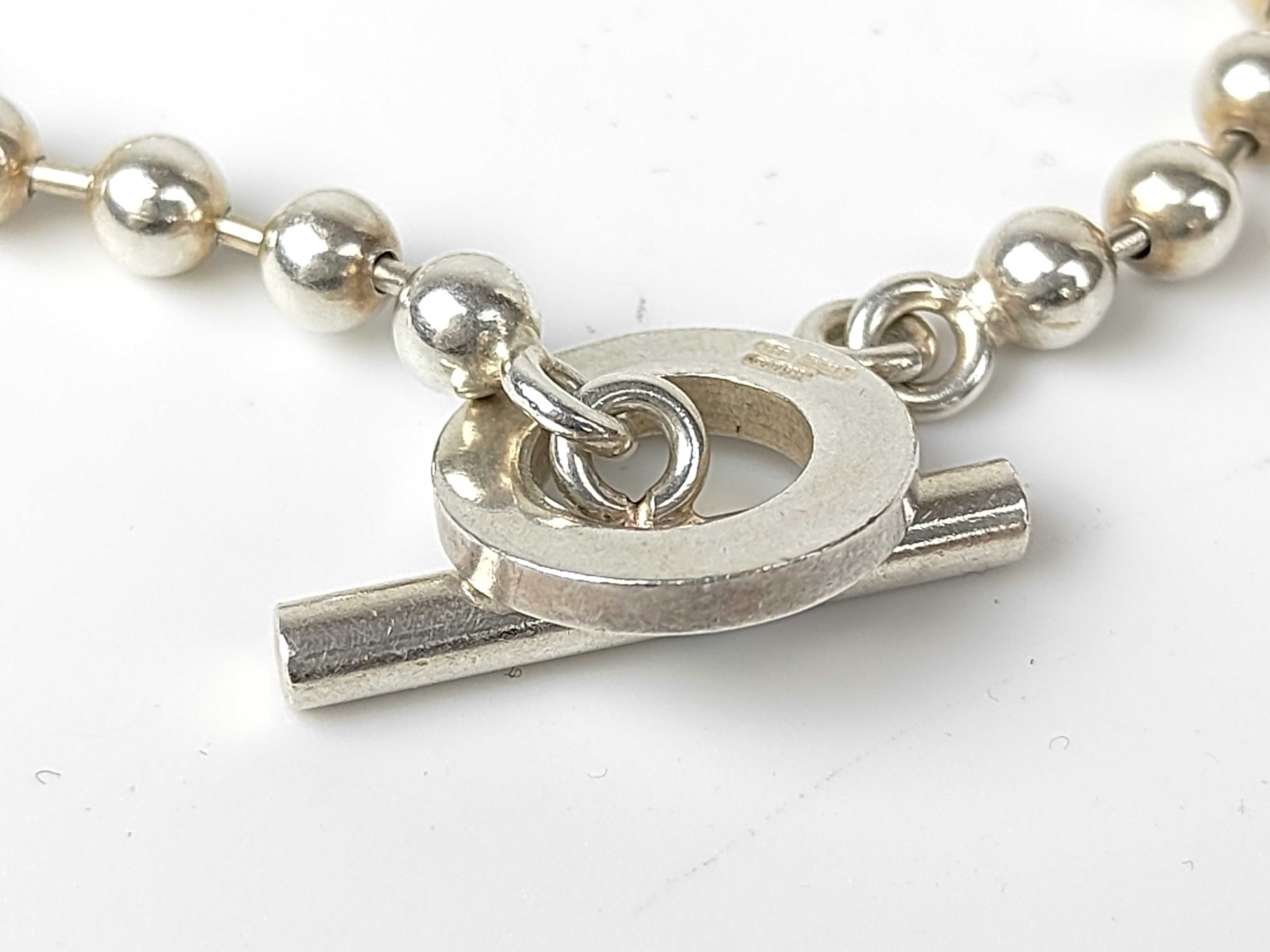 Ball Chain Bracelet/Bangle, 16.4g, SV925 — view 9