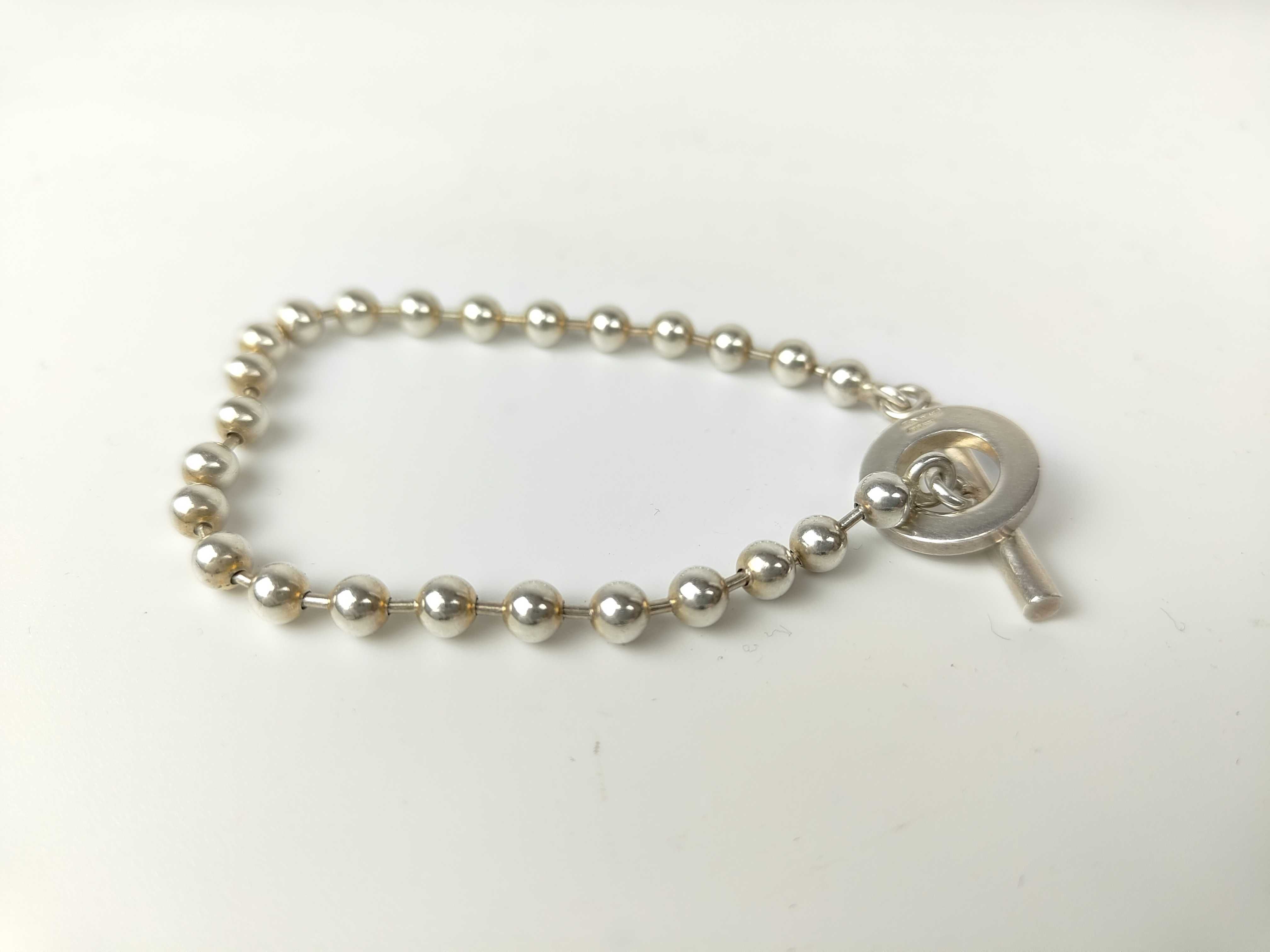 Ball Chain Bracelet/Bangle, 16.4g, SV925 — view 10