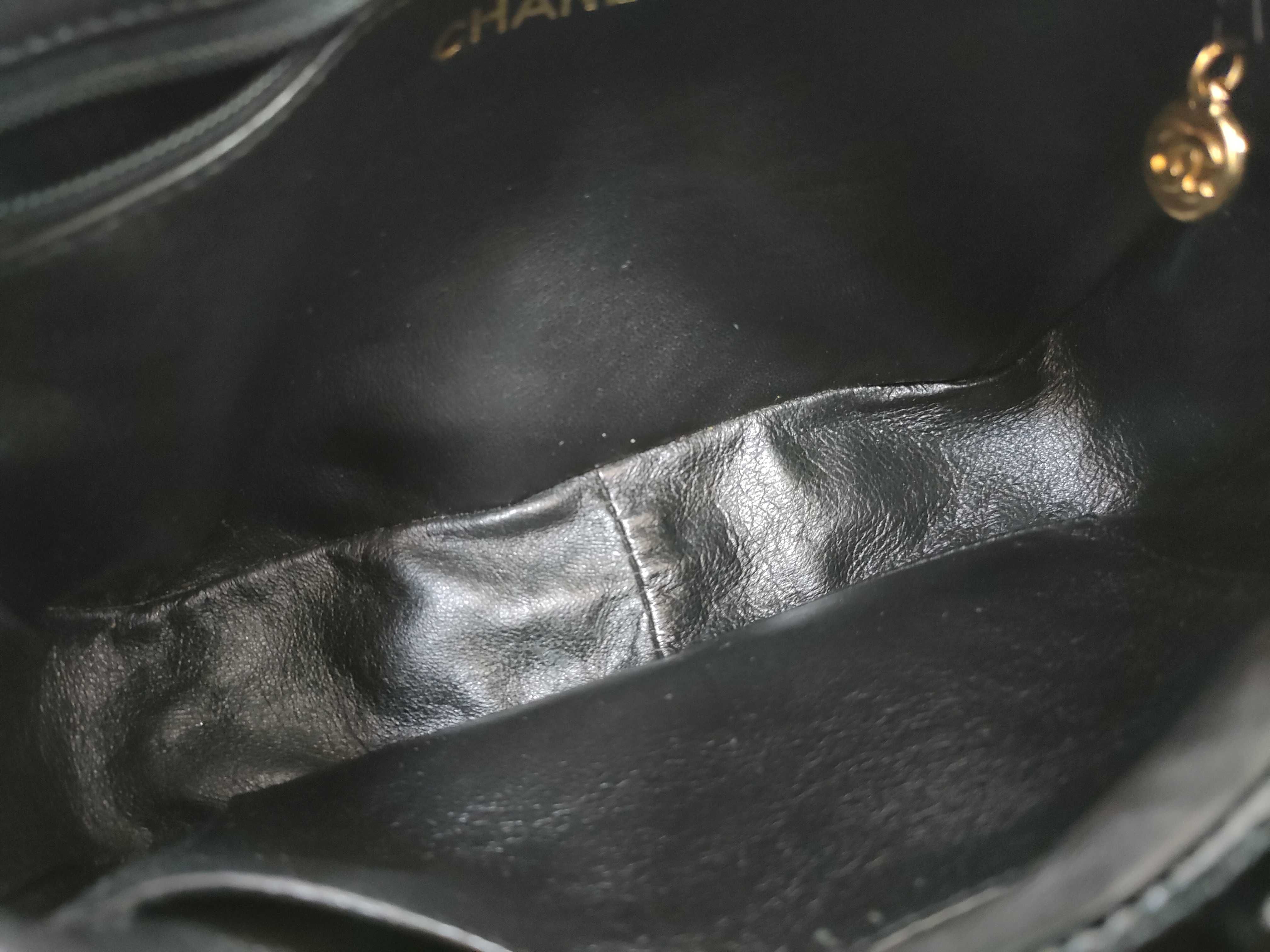 Matelassé Patent Leather Chain Shoulder Bag (Series 3) — view 10