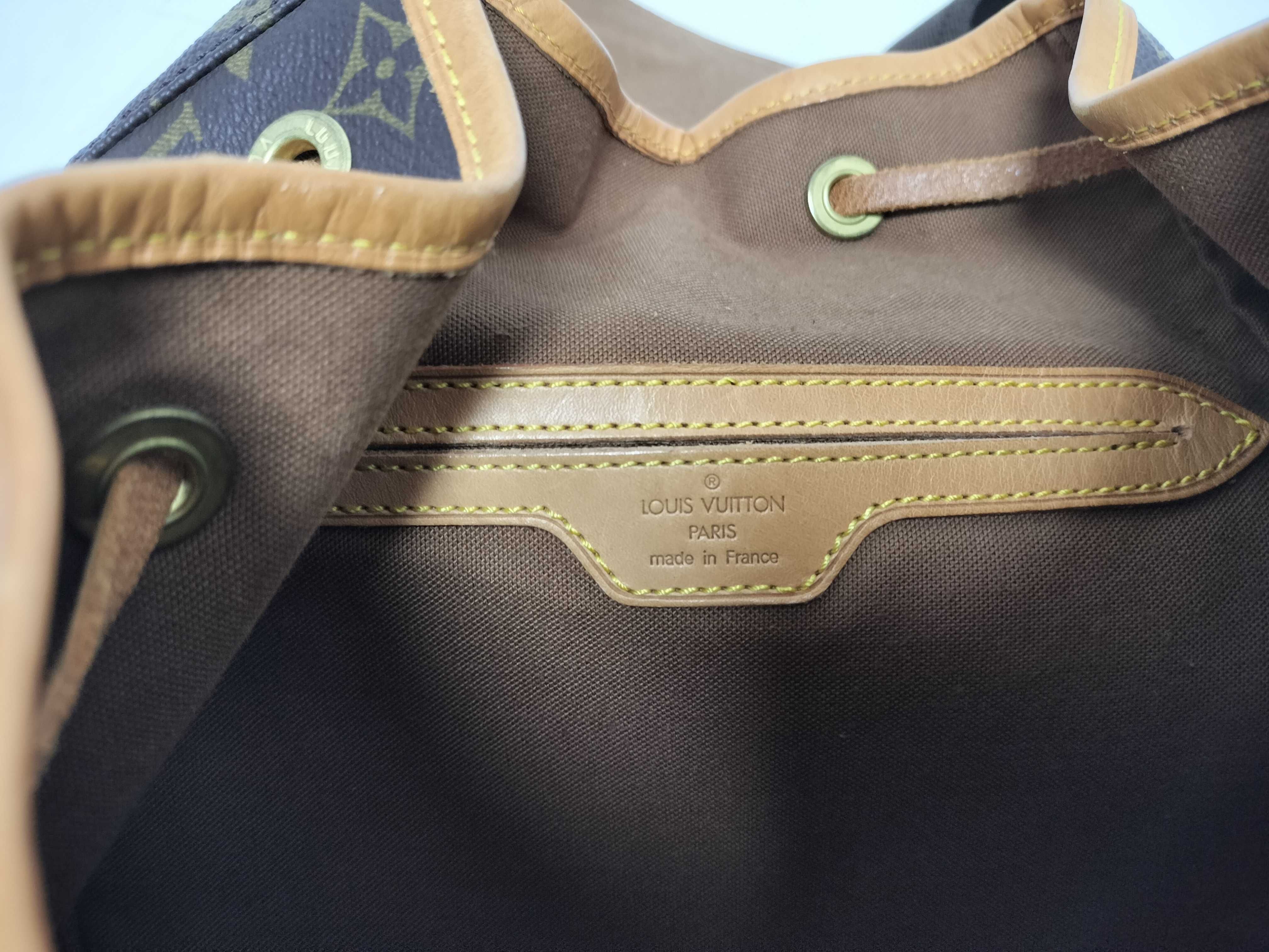 Monogram Louis Vuitton Bag, Vuitton Monogram Montsouris GM M51135 MI0916 Brown Backpack — view 11