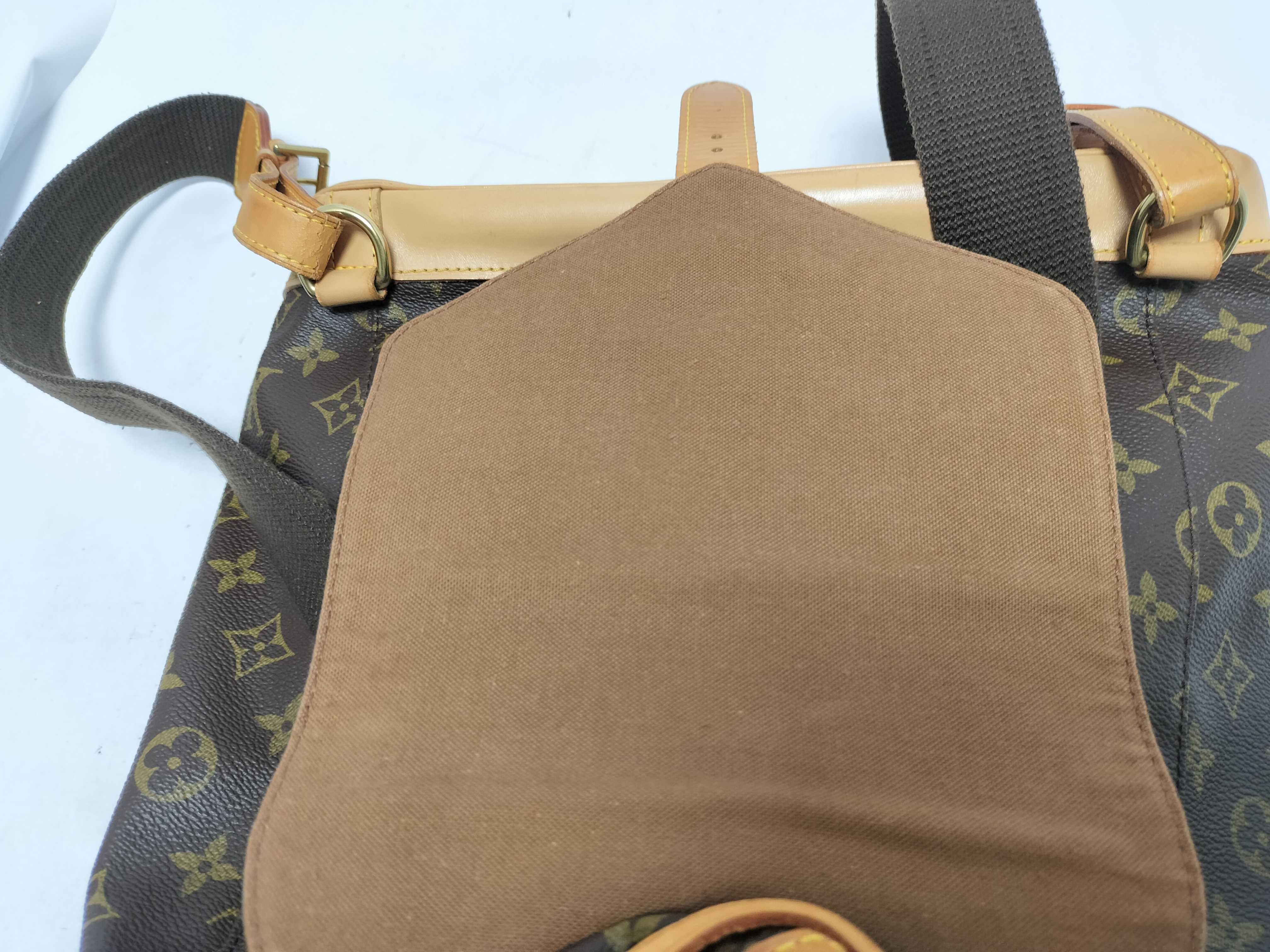 Monogram Louis Vuitton Bag, Vuitton Monogram Montsouris GM M51135 MI0916 Brown Backpack — view 12