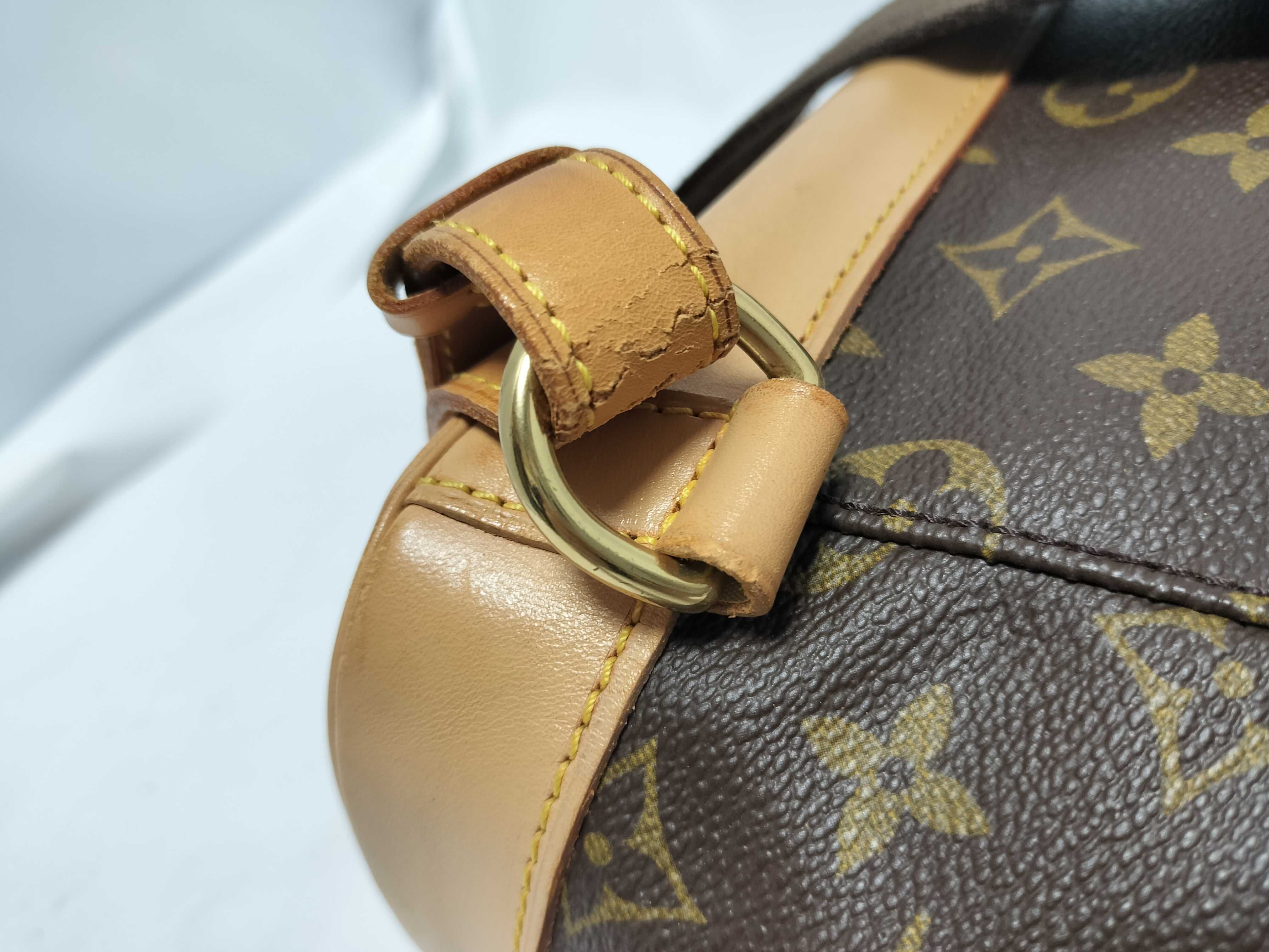 Monogram Louis Vuitton Bag, Vuitton Monogram Montsouris GM M51135 MI0916 Brown Backpack — view 6