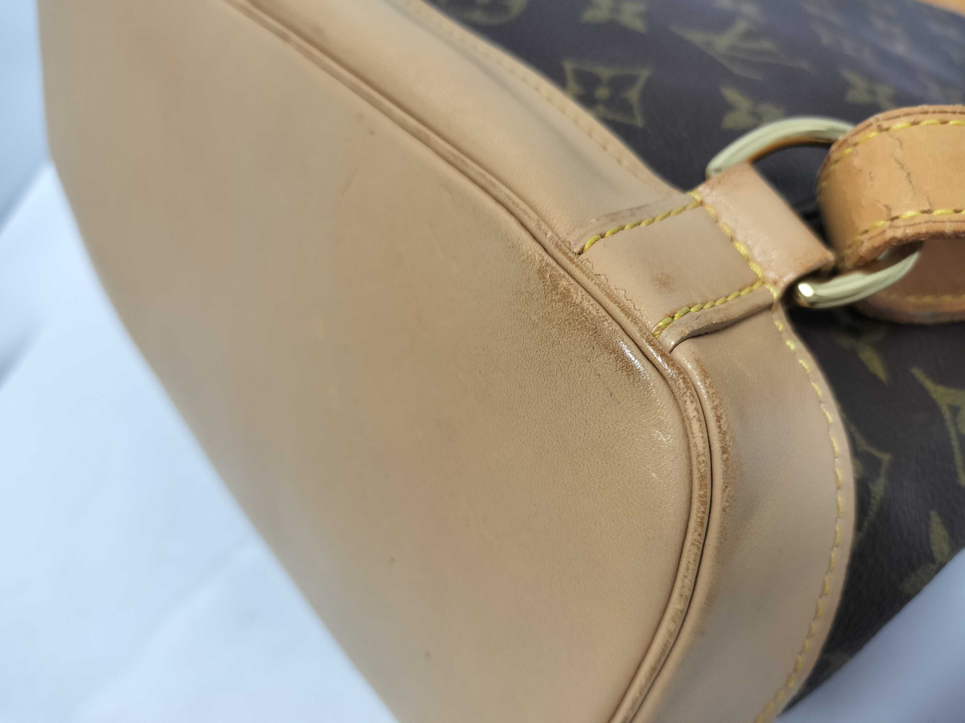 Monogram Louis Vuitton Bag, Vuitton Monogram Montsouris GM M51135 MI0916 Brown Backpack — view 9
