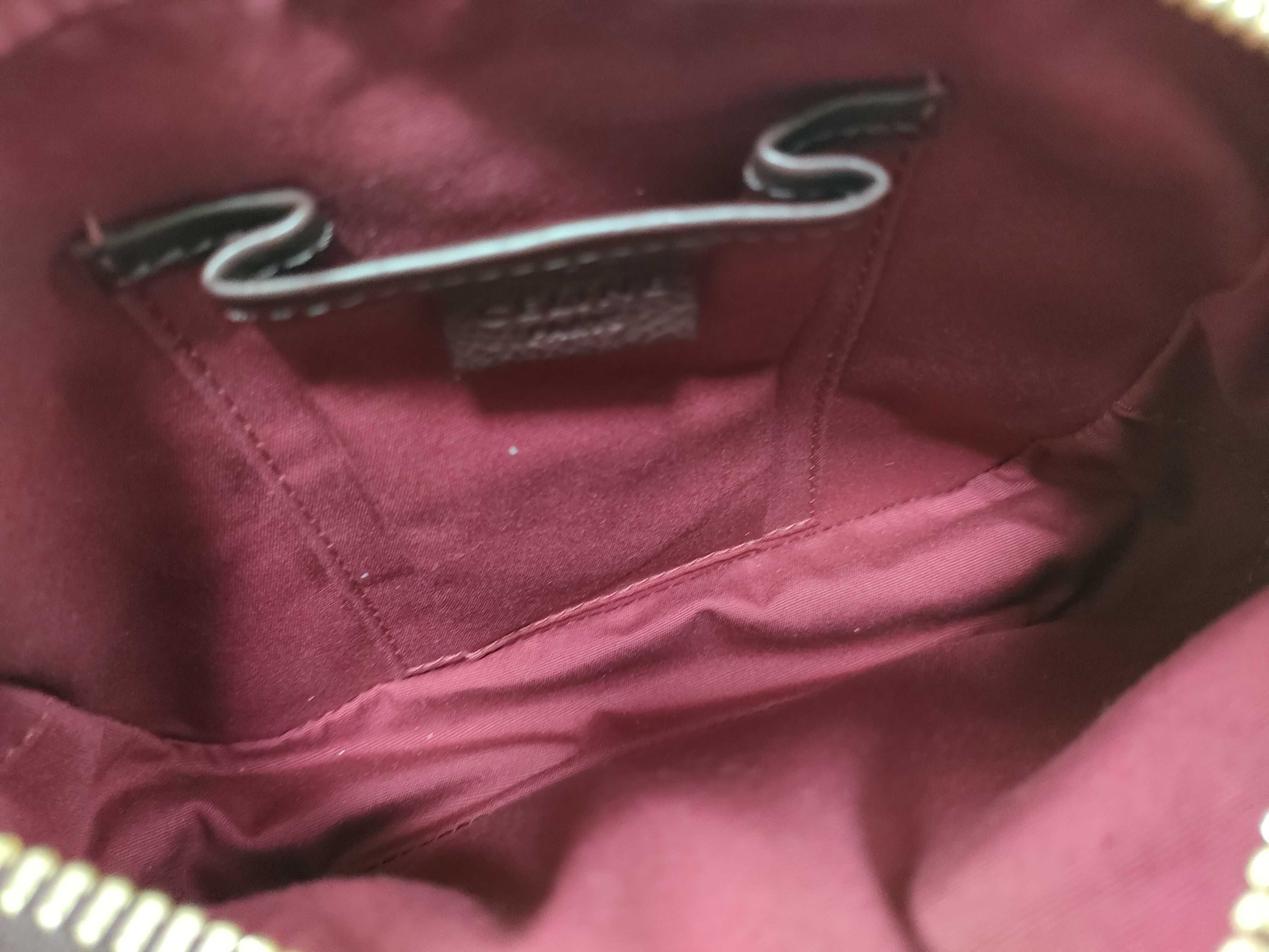 Triomphe Shoulder Bag, Burgundy Shoulder Bag — view 12