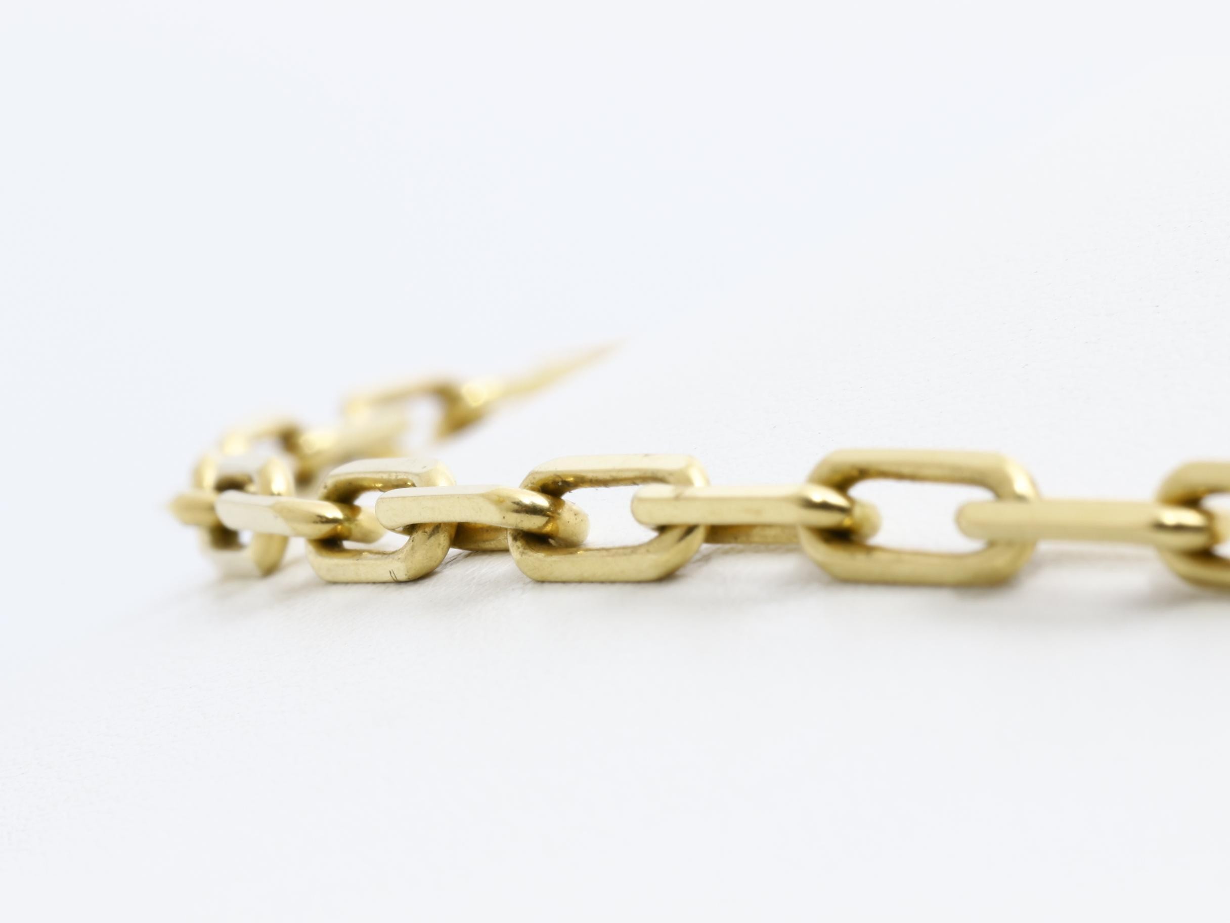 Santos (precious metal) necklace pendant, 750YG, 24.4g, approximately 55cm — view 2