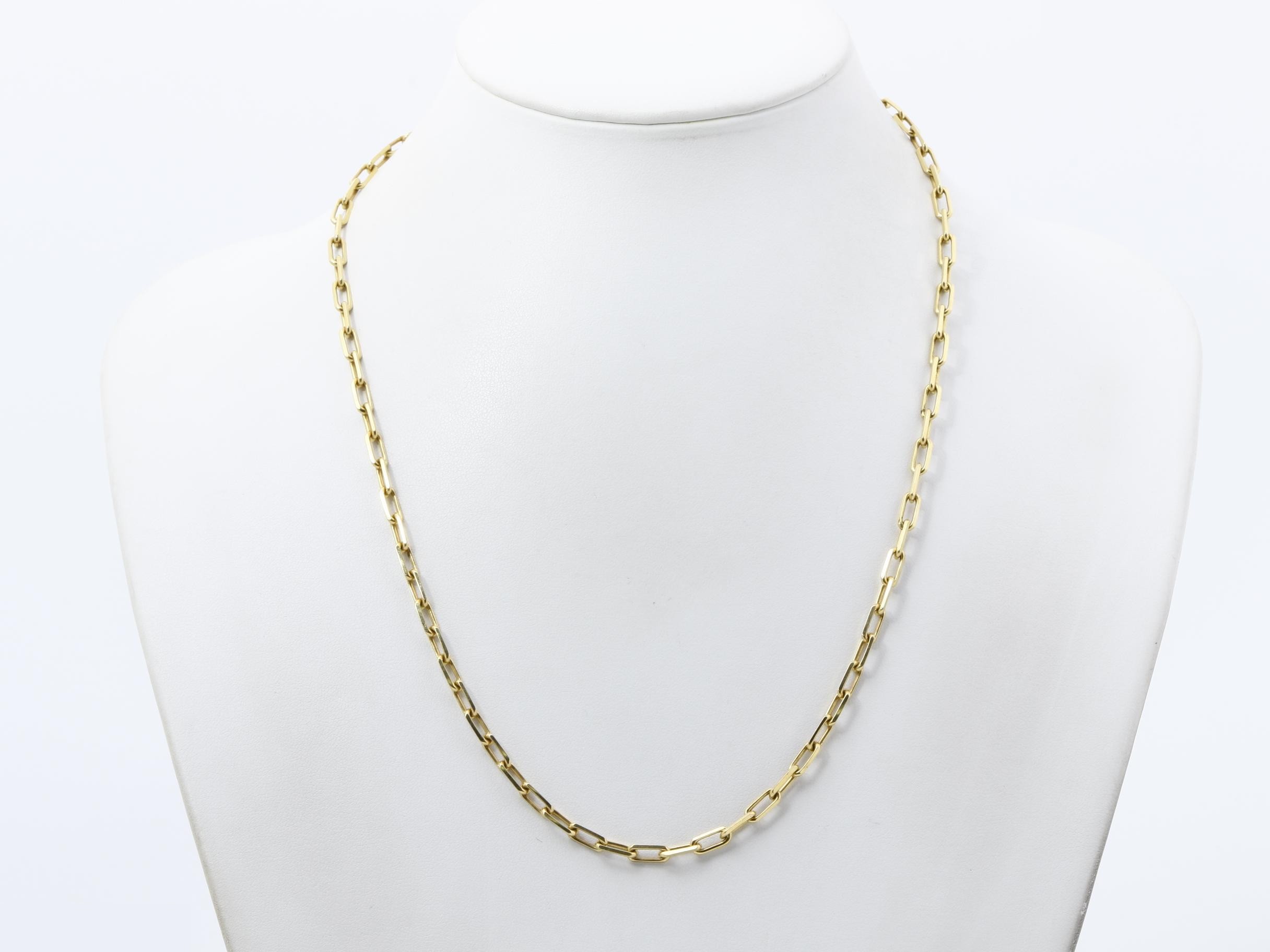 Santos (precious metal) necklace pendant, 750YG, 24.4g, approximately 55cm — view 4