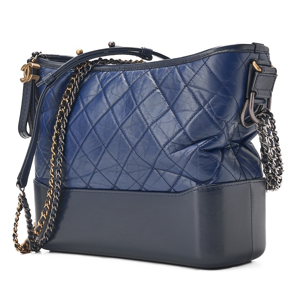 Vintage calfskin Gabrielle de Chanel chain shoulder bag — view 4