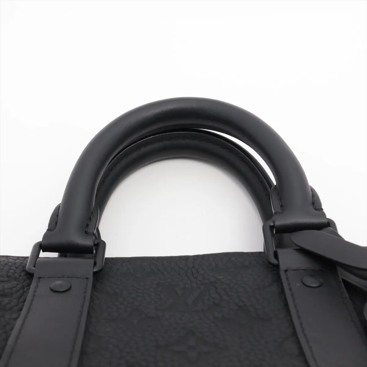 Taurillon Monogram Keepall Bandouliere 35 M22765 Black with RFID reaction Name included — view 6