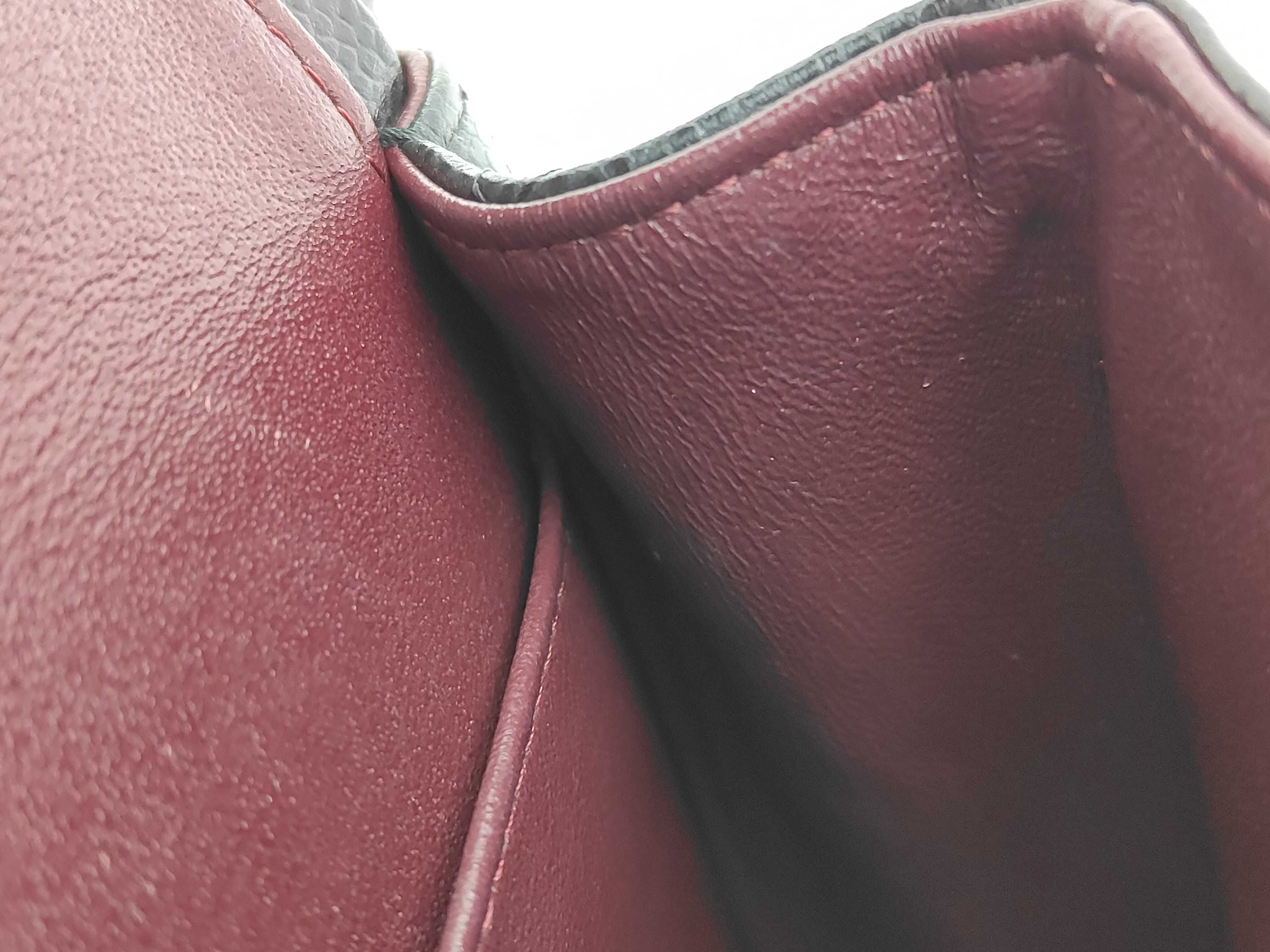 Double Flap Caviar Skin Shoulder Bag — view 13