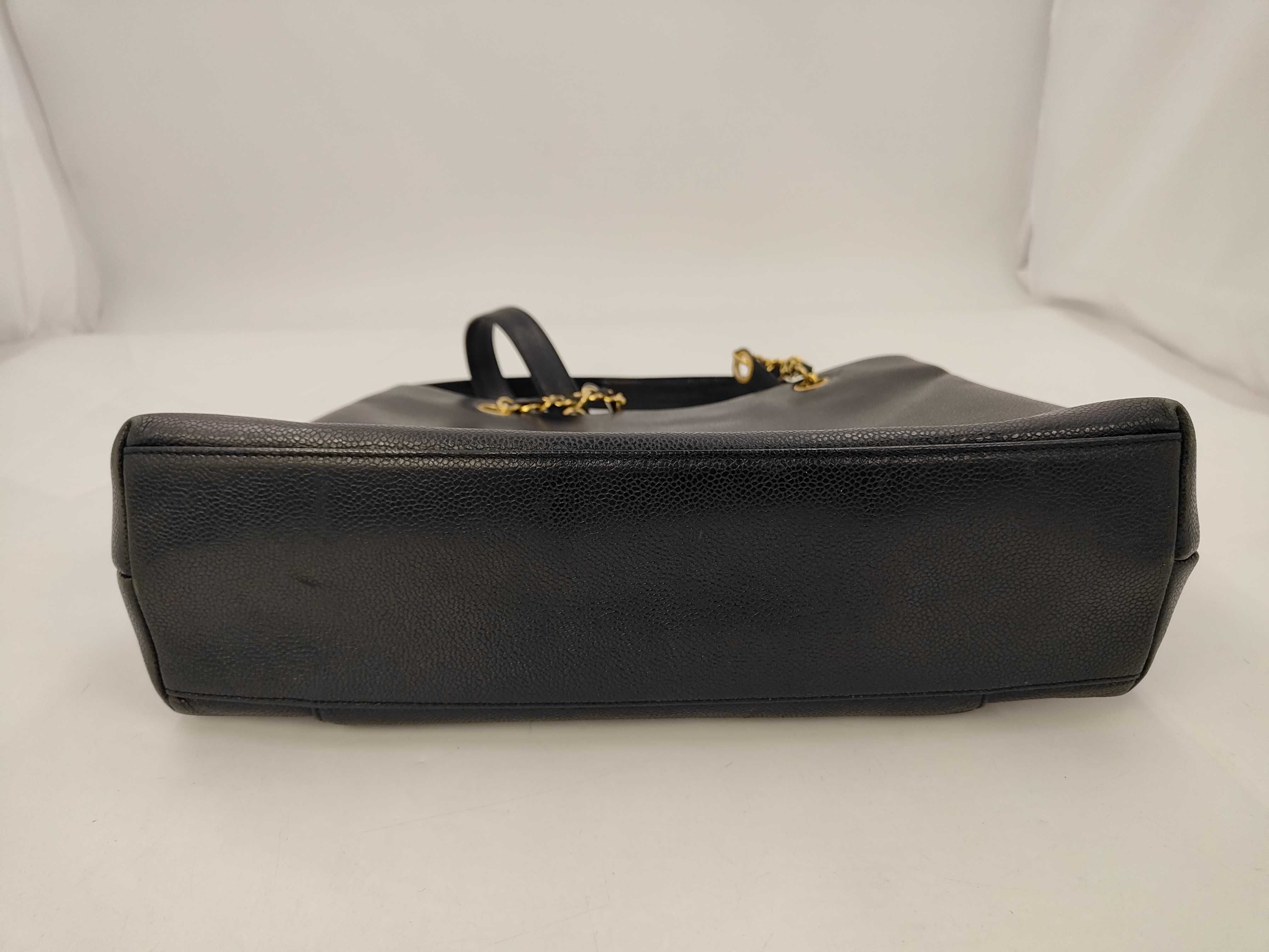 Caviar Skin Coco Mark Flap Turnlock Tote Bag Shoulder Bag — view 3