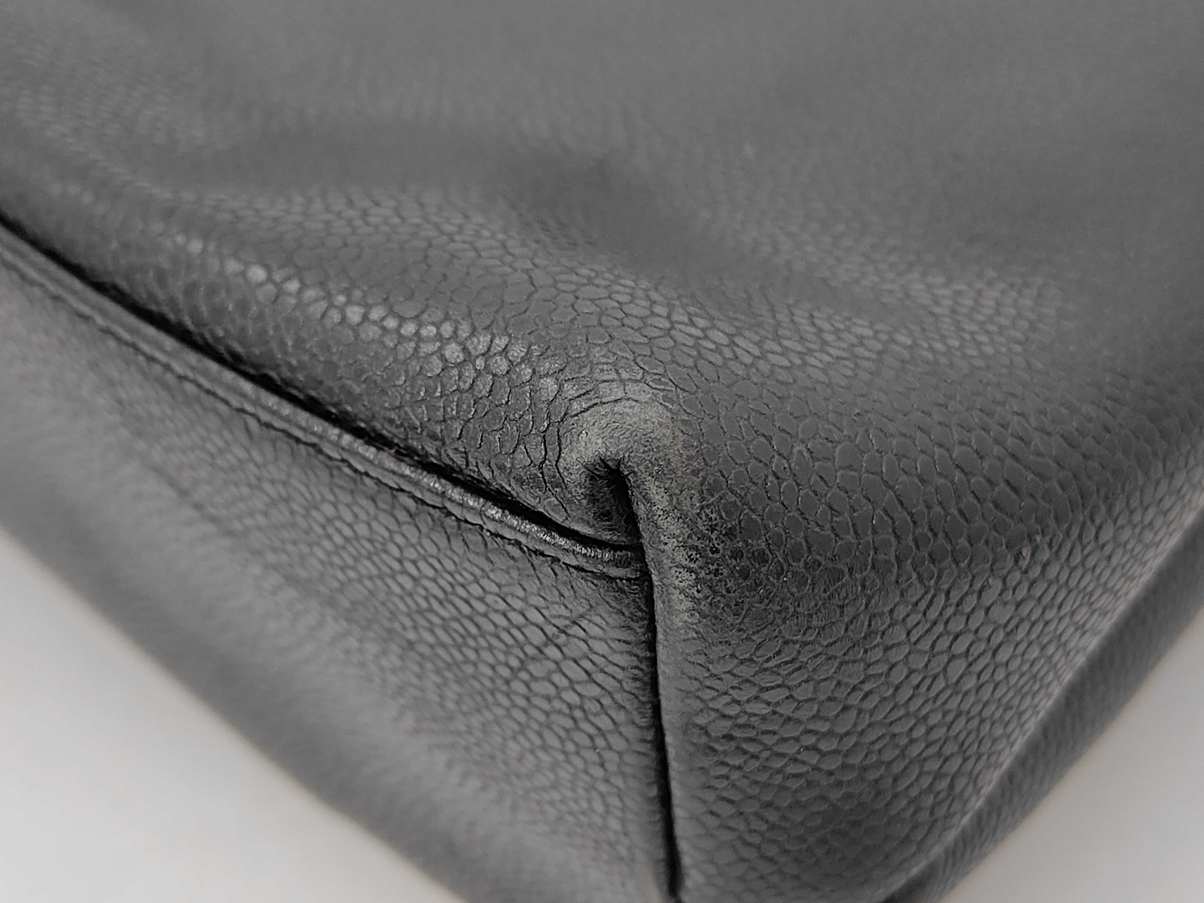 Caviar Skin Coco Mark Flap Turnlock Tote Bag Shoulder Bag — view 4