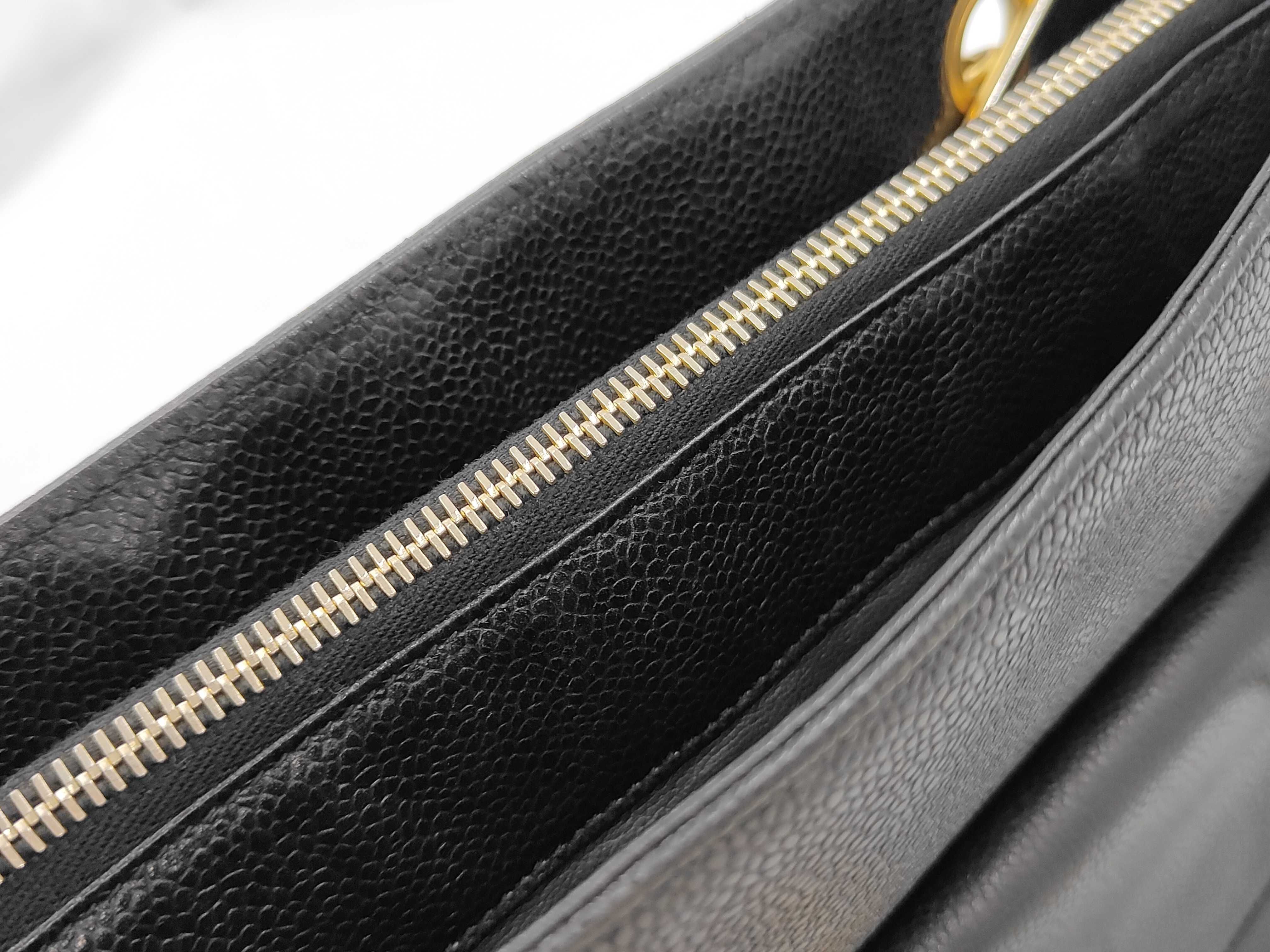 Caviar Skin Coco Mark Flap Turnlock Tote Bag Shoulder Bag — view 10