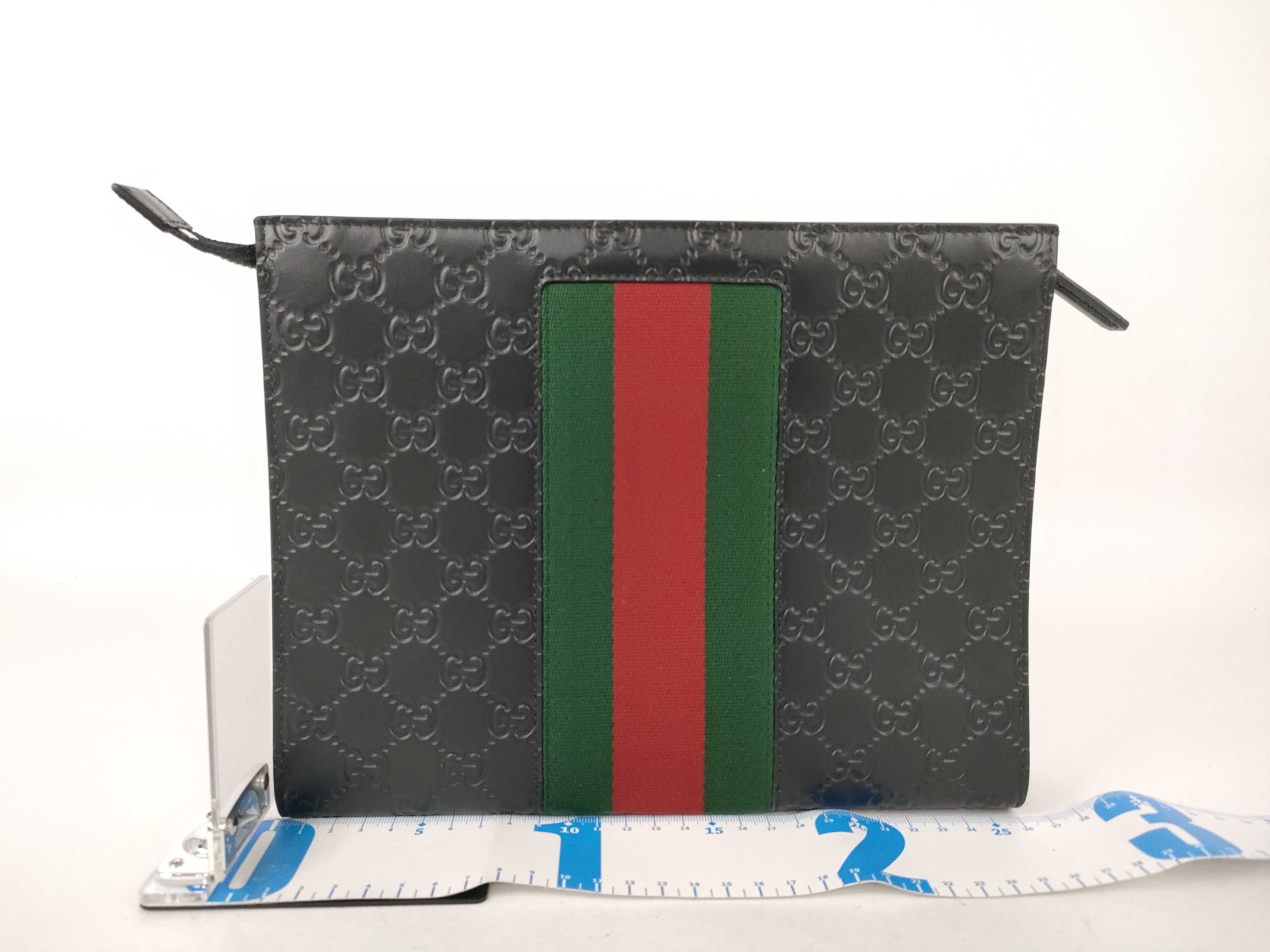 Guccisima Gucci GG Supreme Leather Clutch Bag — view 2