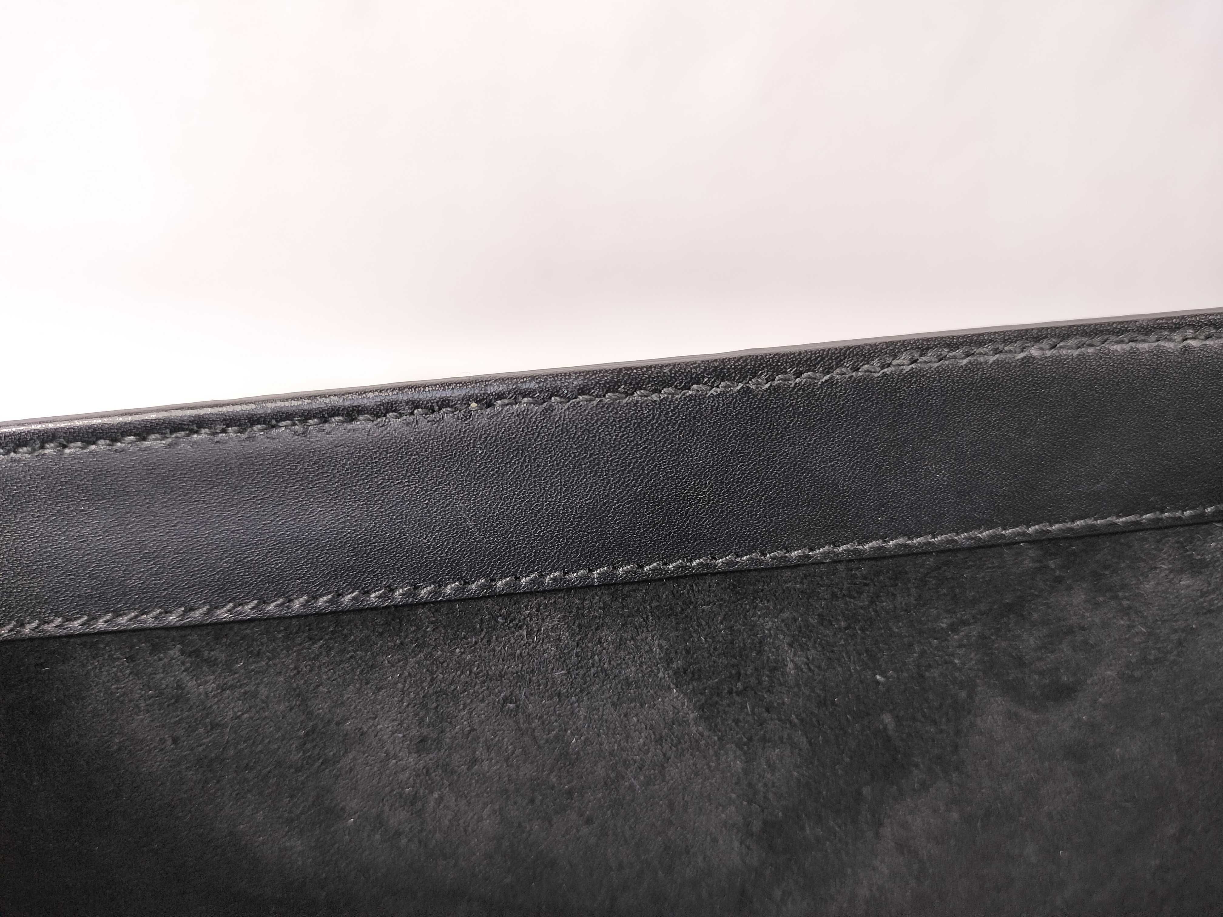 Classic Kate 354119 Leather Shoulder Bag, Black — view 11