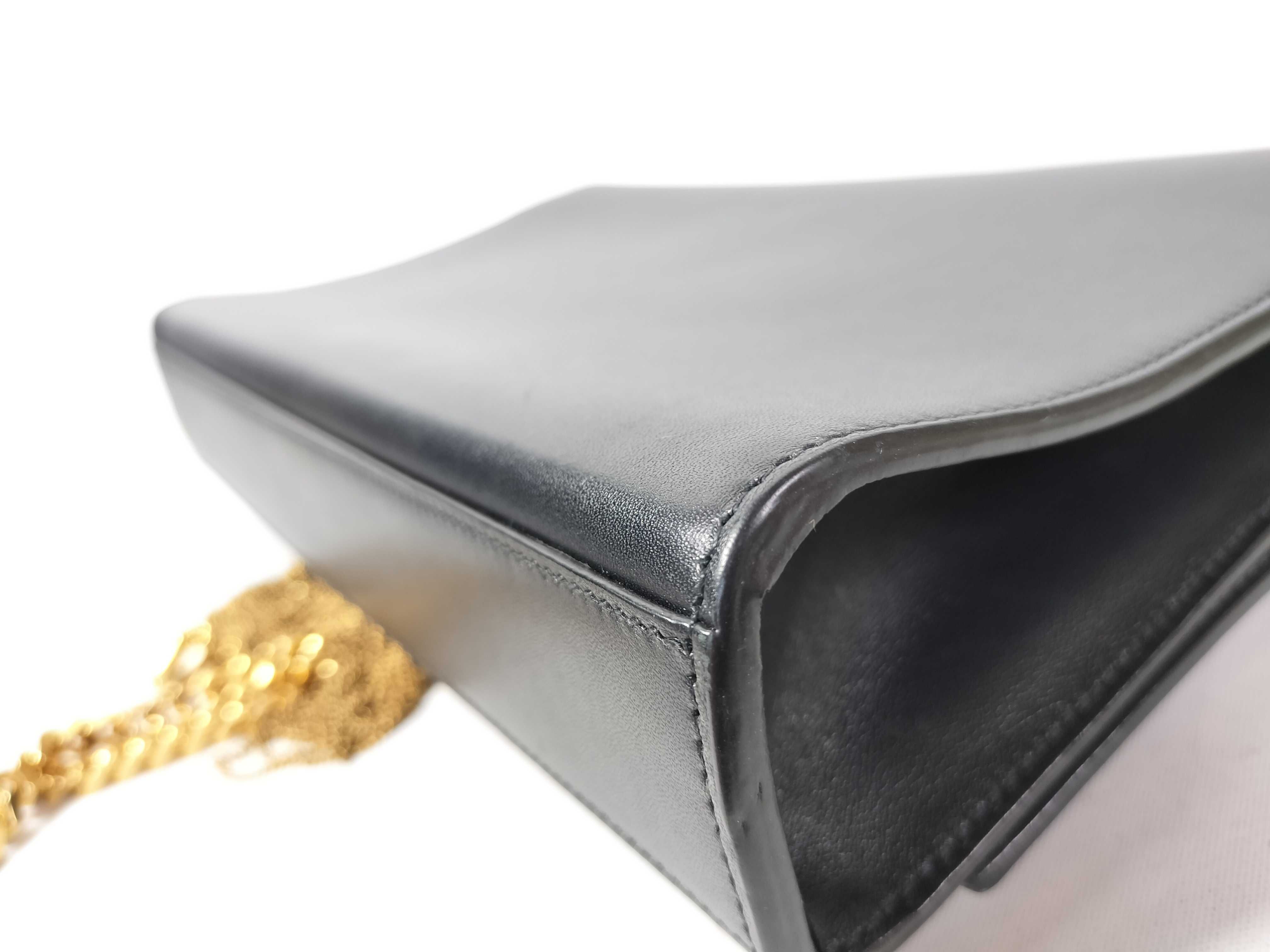 Classic Kate 354119 Leather Shoulder Bag, Black — view 5