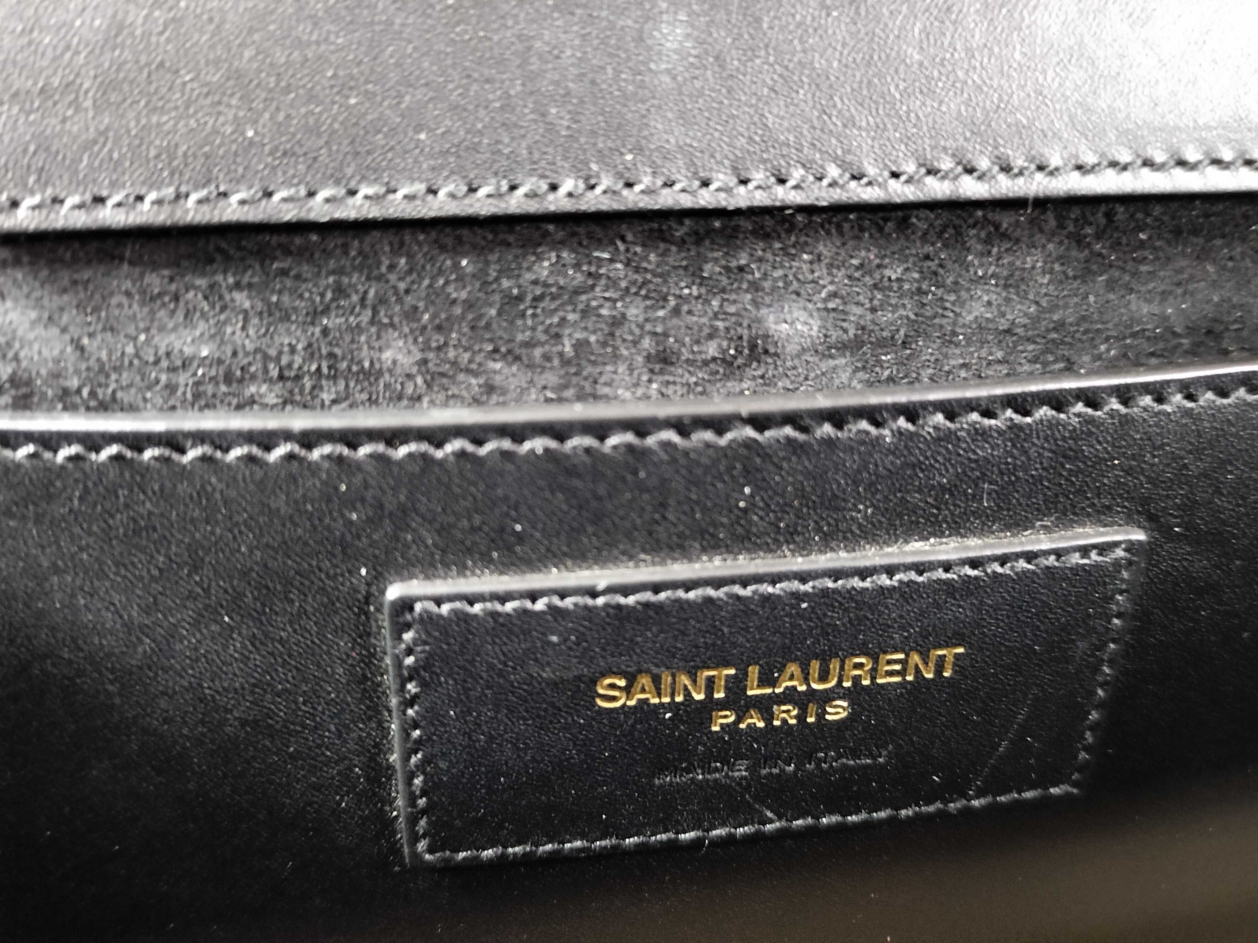 Classic Kate 354119 Leather Shoulder Bag, Black — view 9