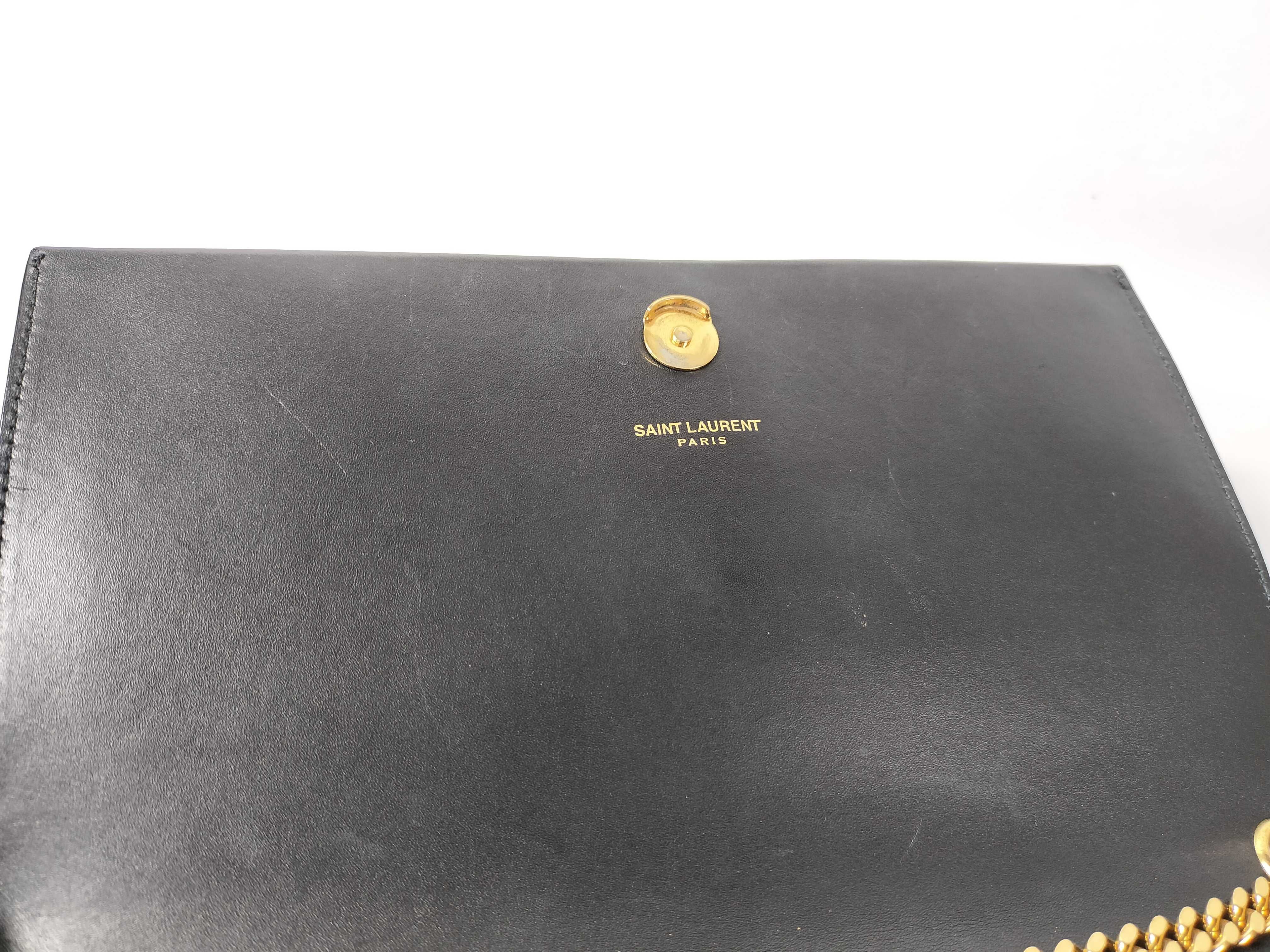 Classic Kate 354119 Leather Shoulder Bag, Black — view 10