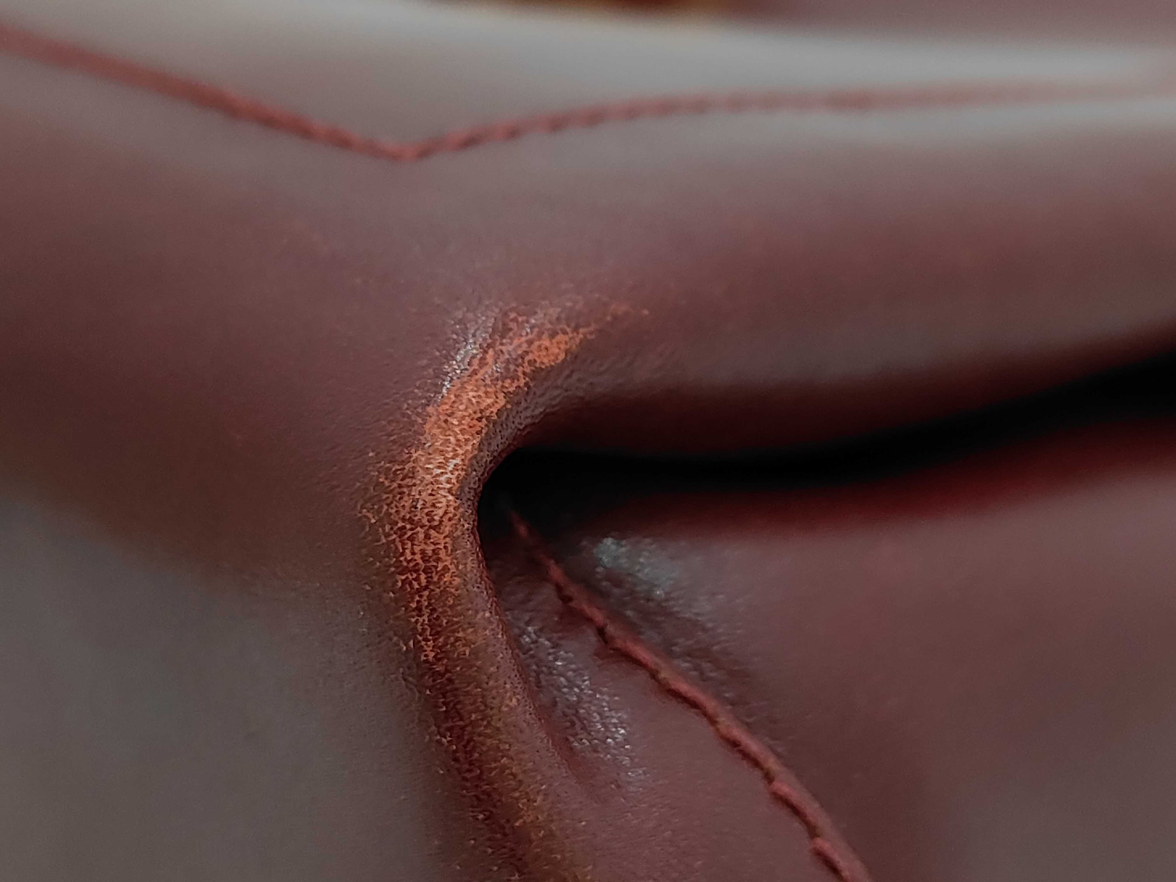 Leather Shoulder Bag Bordeaux — view 4