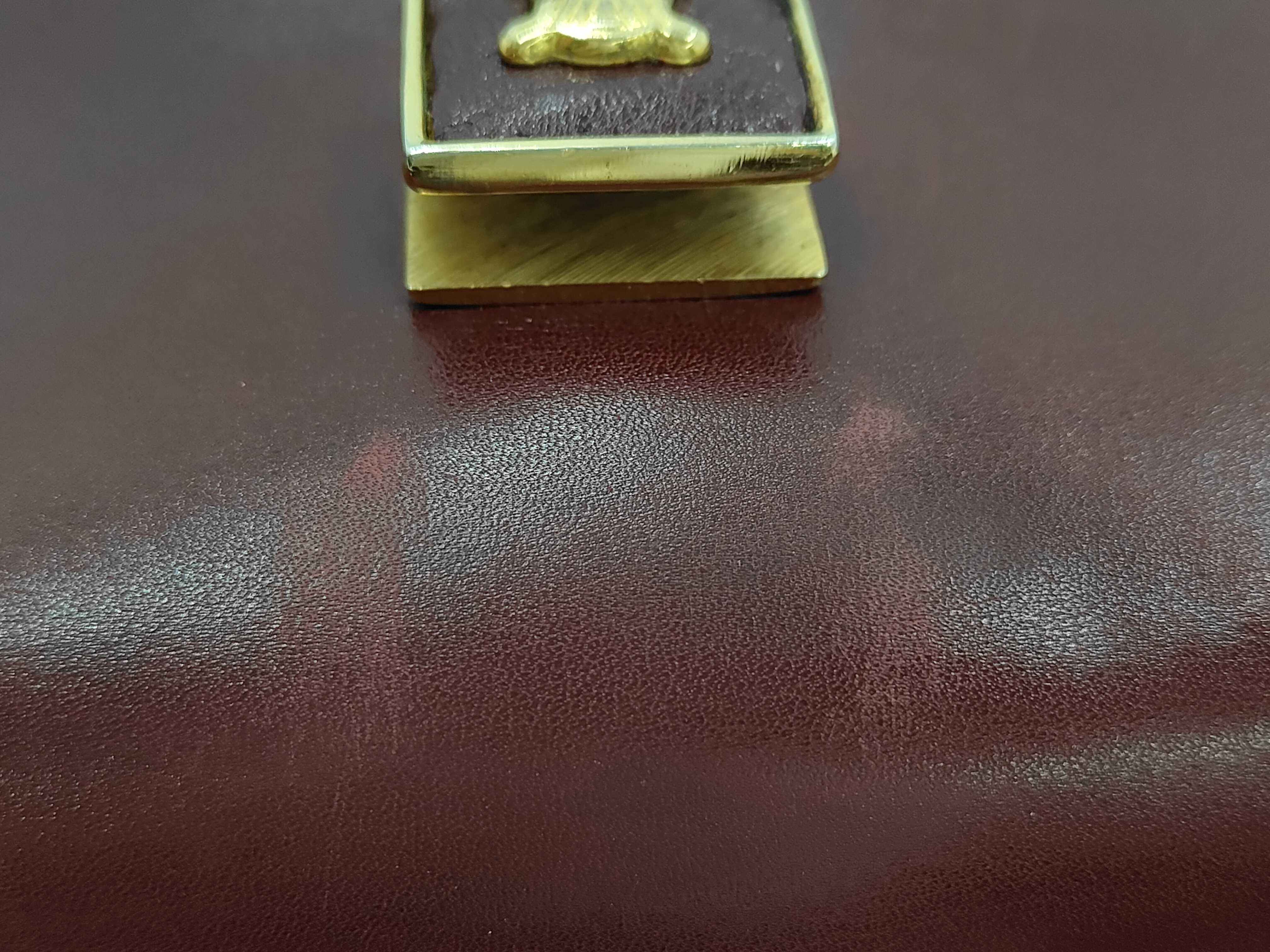 Leather Shoulder Bag Bordeaux — view 8