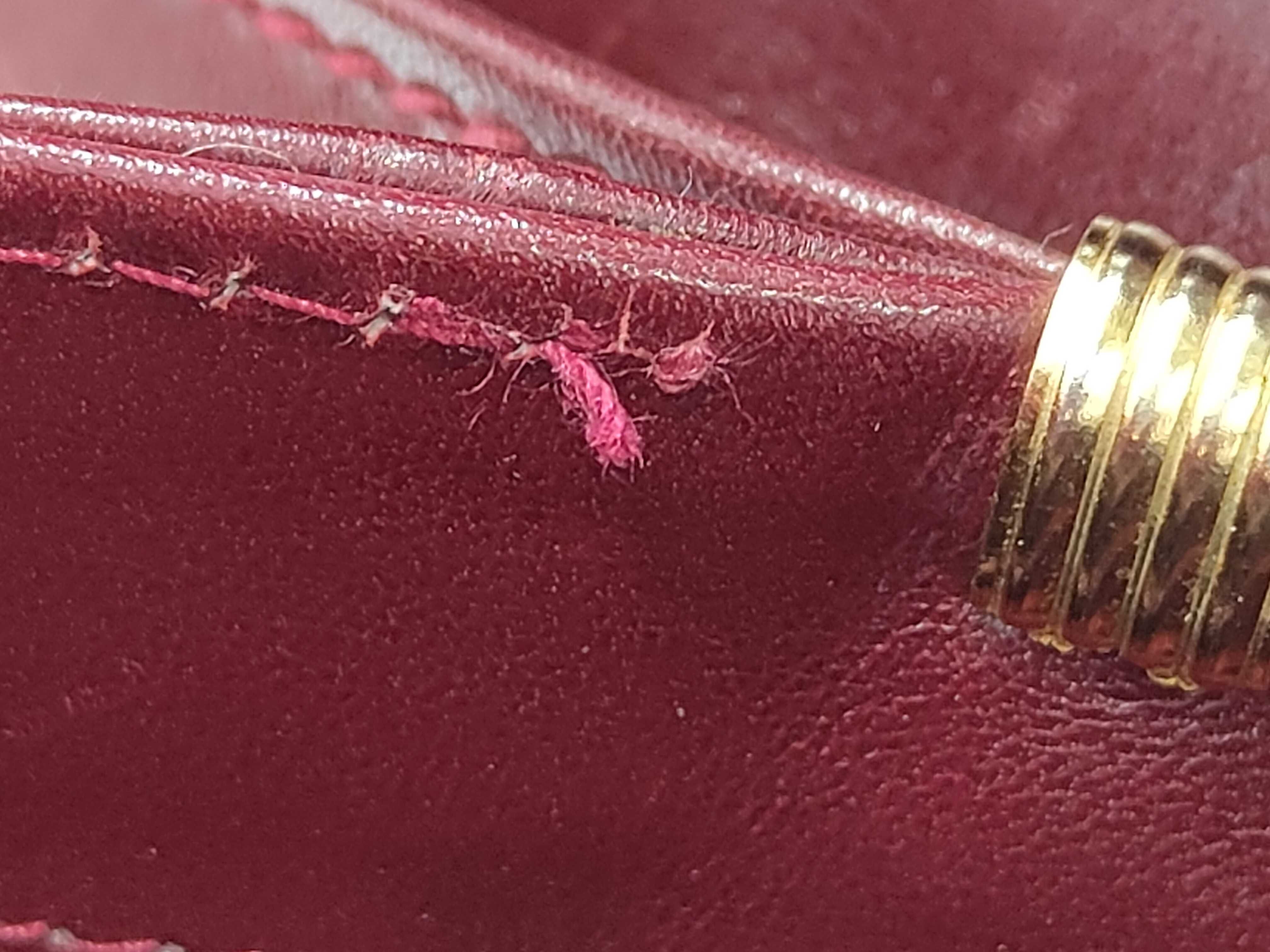 Leather Shoulder Bag Bordeaux — view 10