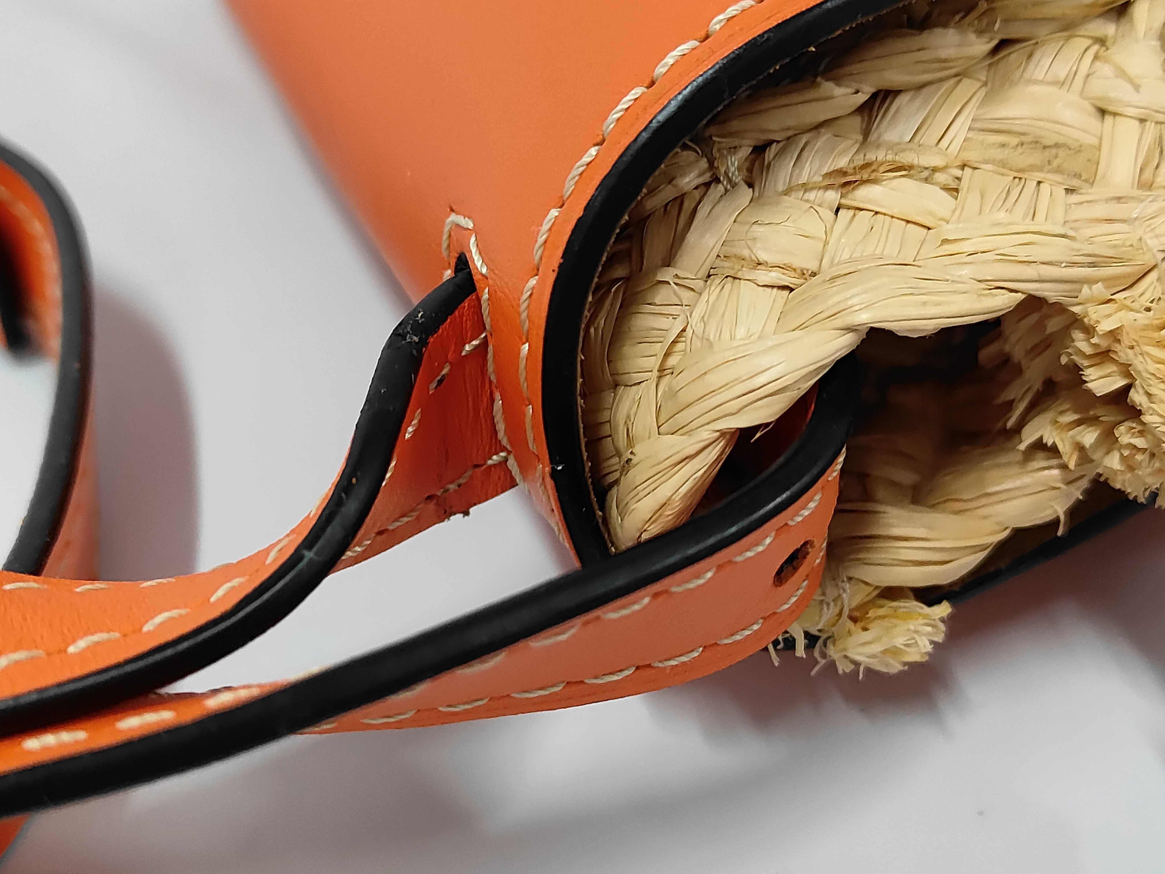 Gate Raffia Shoulder Bag (Unused) — view 5