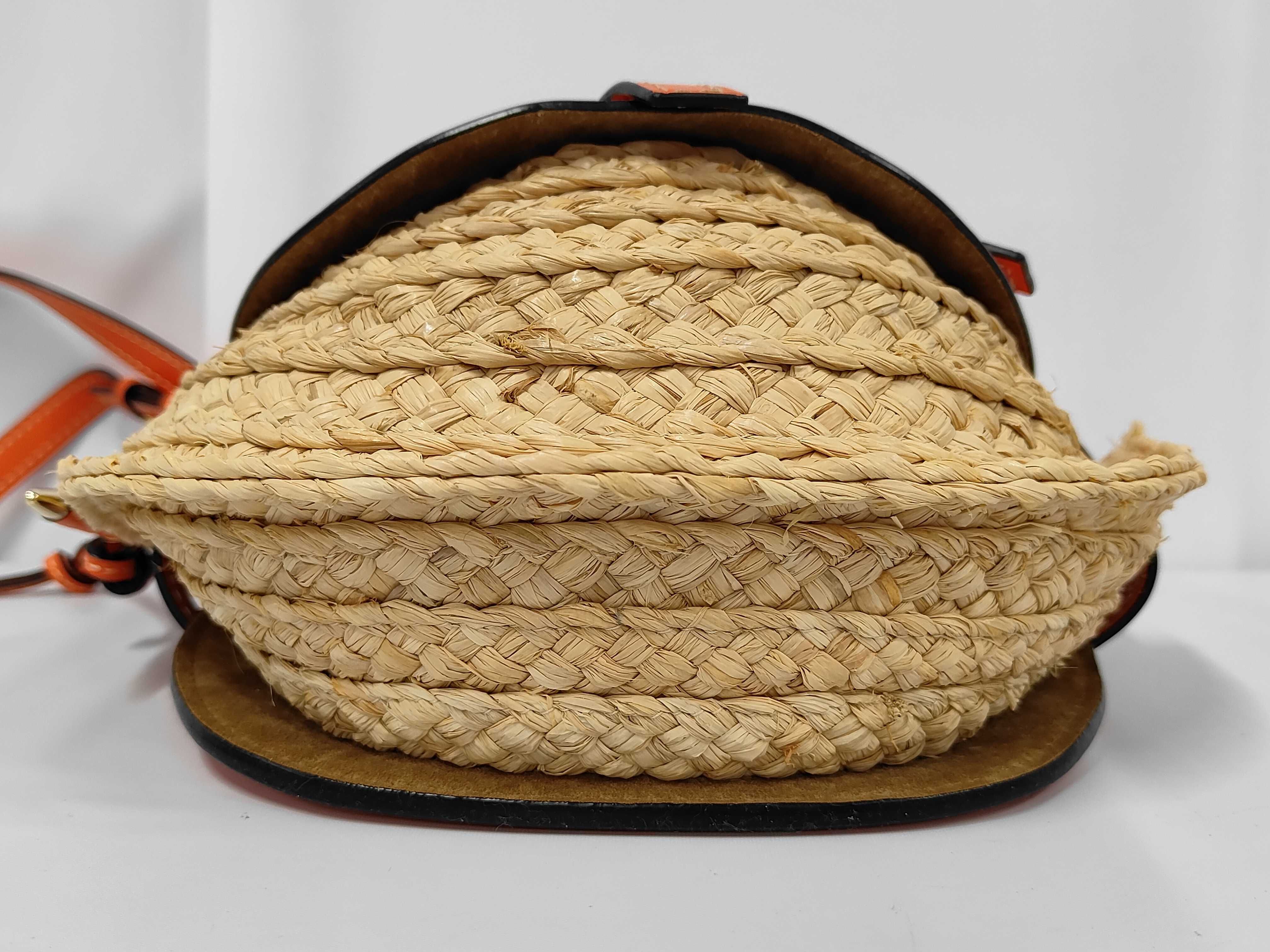 Gate Raffia Shoulder Bag (Unused) — view 7