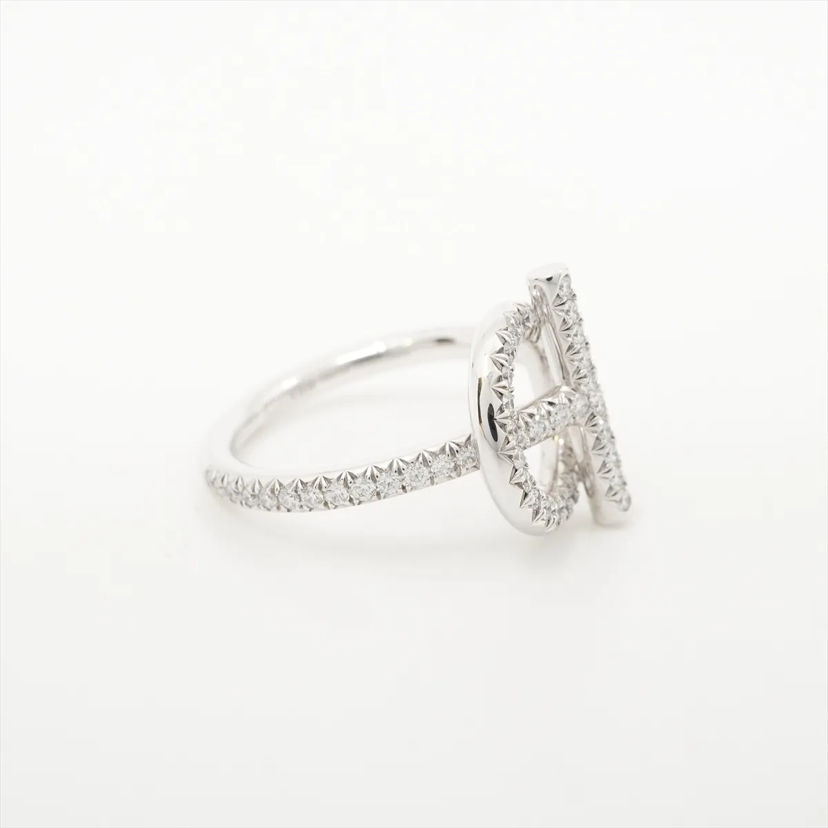 Echape PM Diamond Ring 750(WG) 5.5g #52 / JP size 12 24AP143577 Scratch — view 3