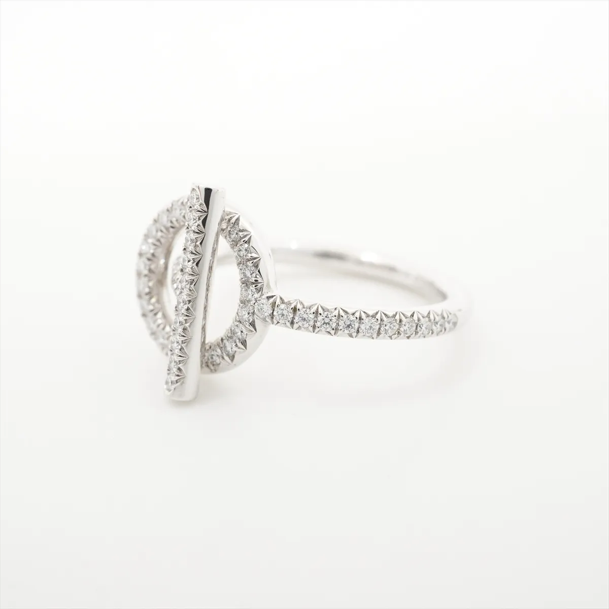 Echape PM Diamond Ring 750(WG) 5.5g #52 / JP size 12 24AP143577 Scratch — view 5
