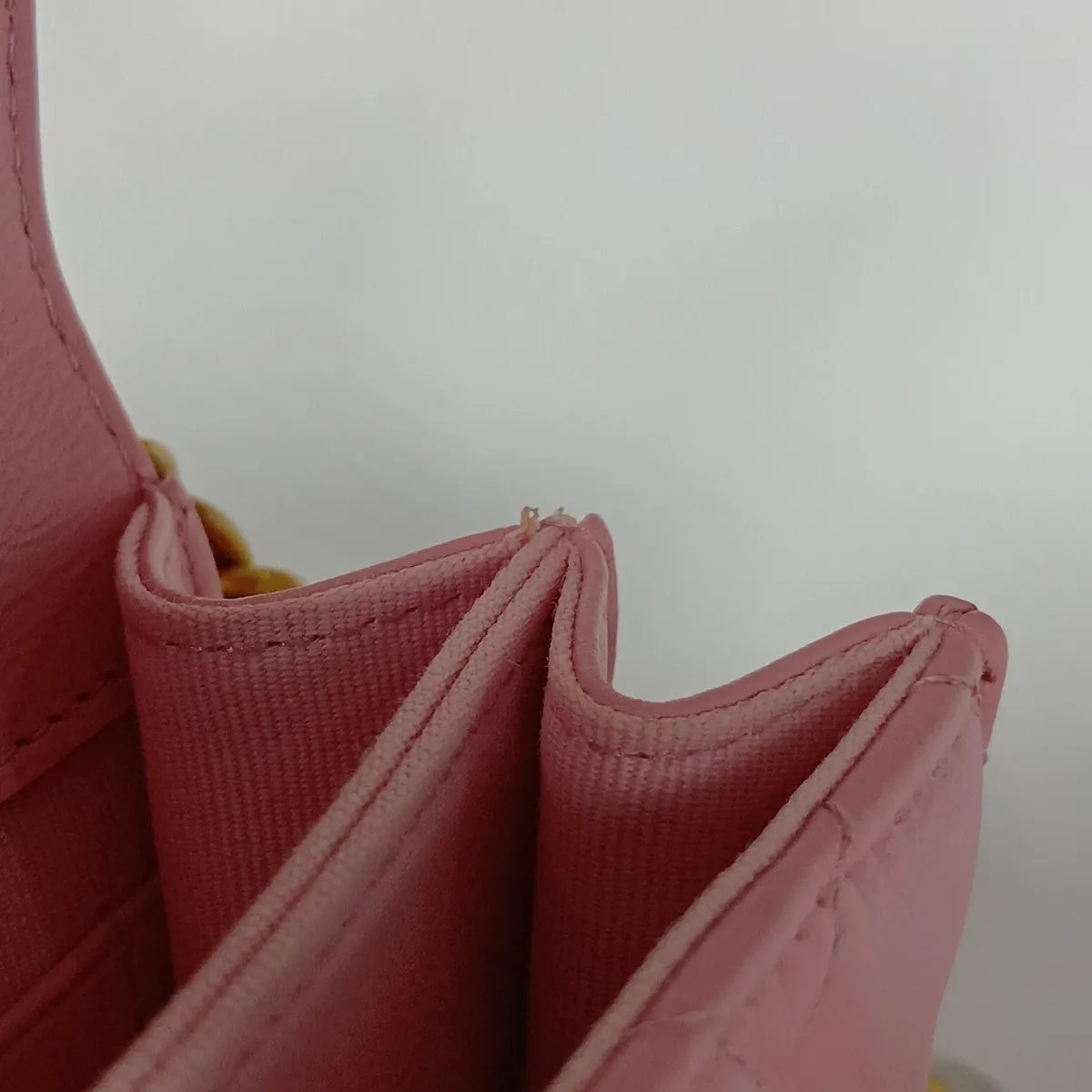 Matelassé Lambskin 2-Way Handbag, Top Handle, Pink, Gold Hardware, E3UUKAEL, Random Serial Number — view 14