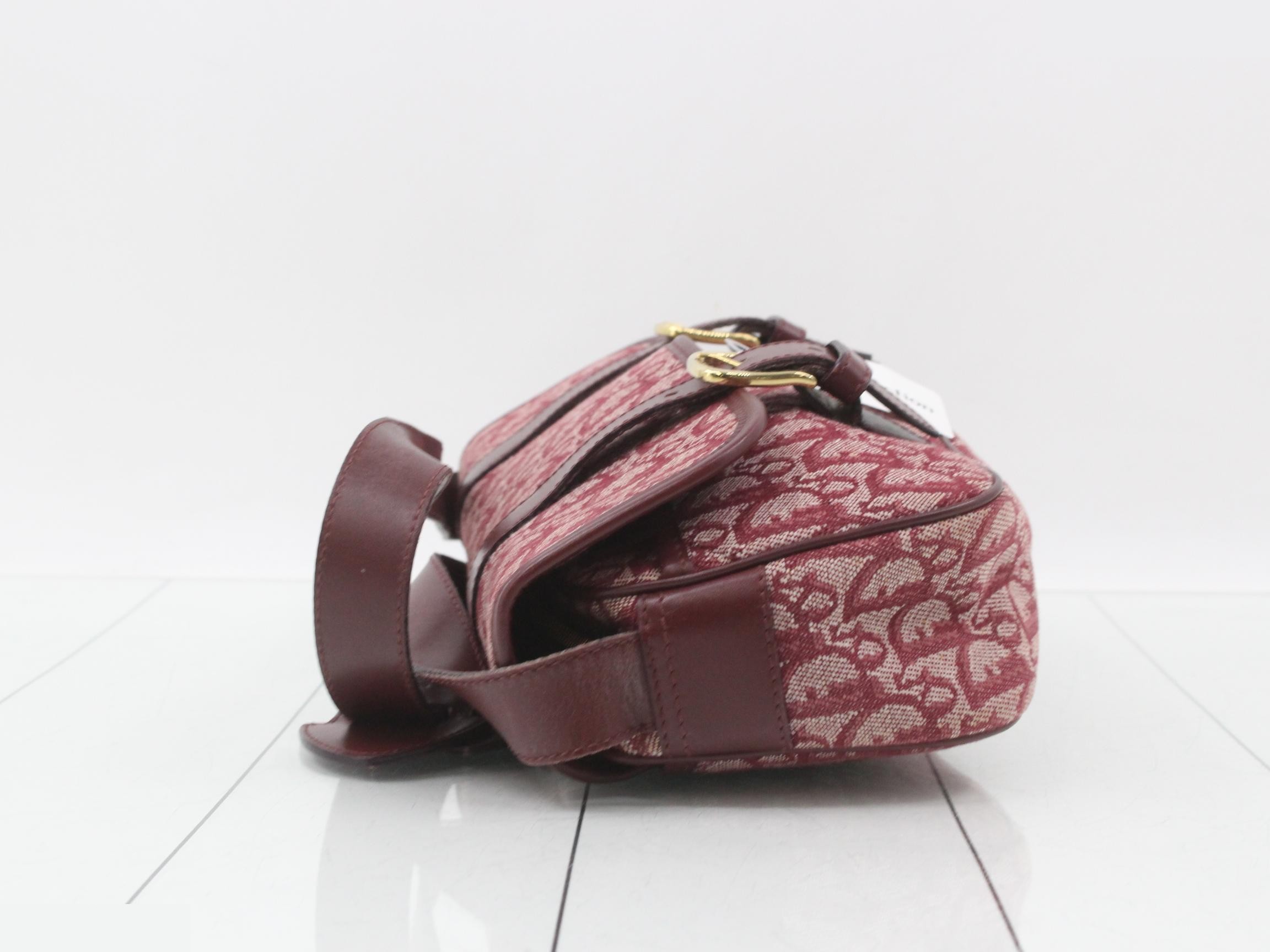 Red Dior Canvas Double Buckle — view 4